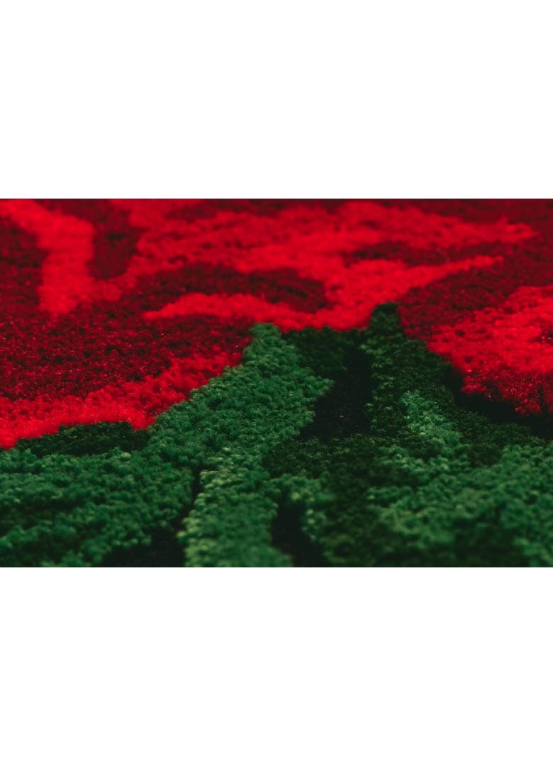 WILDSIDE × MIYOSHI RUG PEONY Rug(FREE SIZE BLACK): MIYOSHI