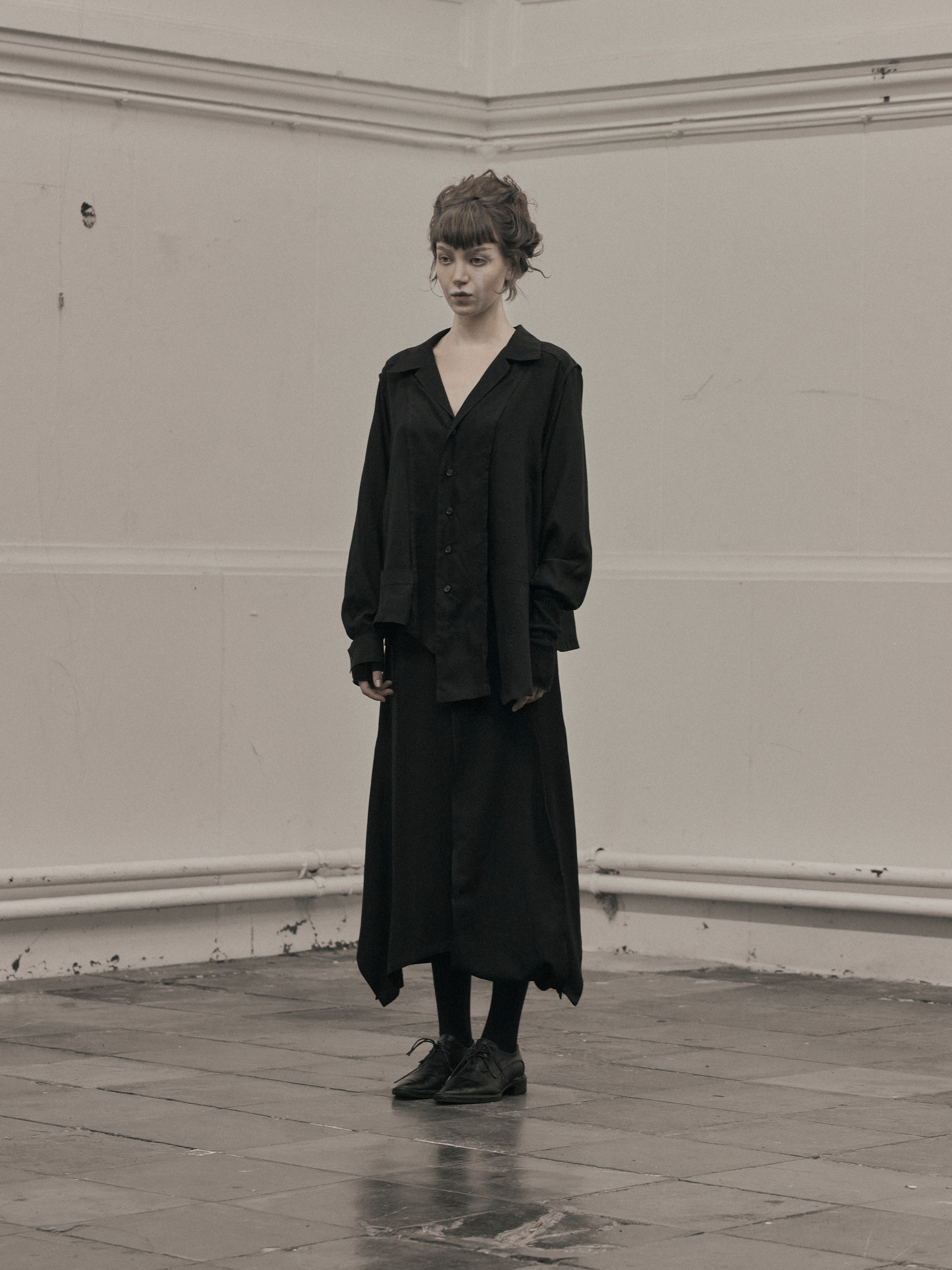 WILDSIDE × Kie Einzelganger Rayon Open Collar Shirt(FREE