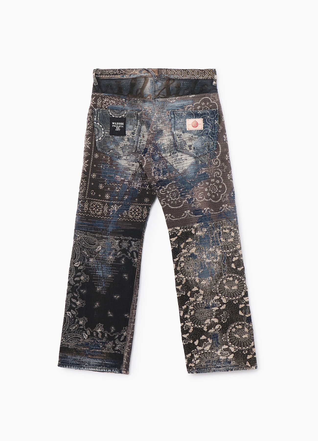 WILDSIDE × PROLETA RE ART UROBOROS DENIM PANTS vol.2