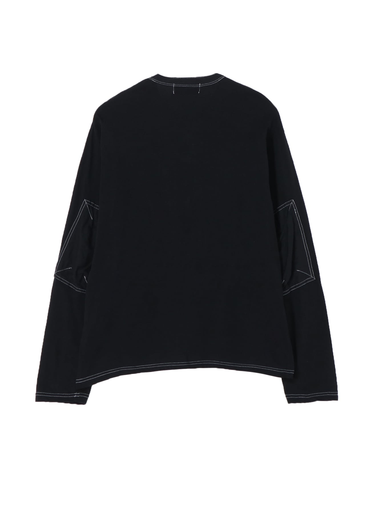 Cotton Jersey Full Zip Long Sleeve T-shirt (Garment Dye)(M