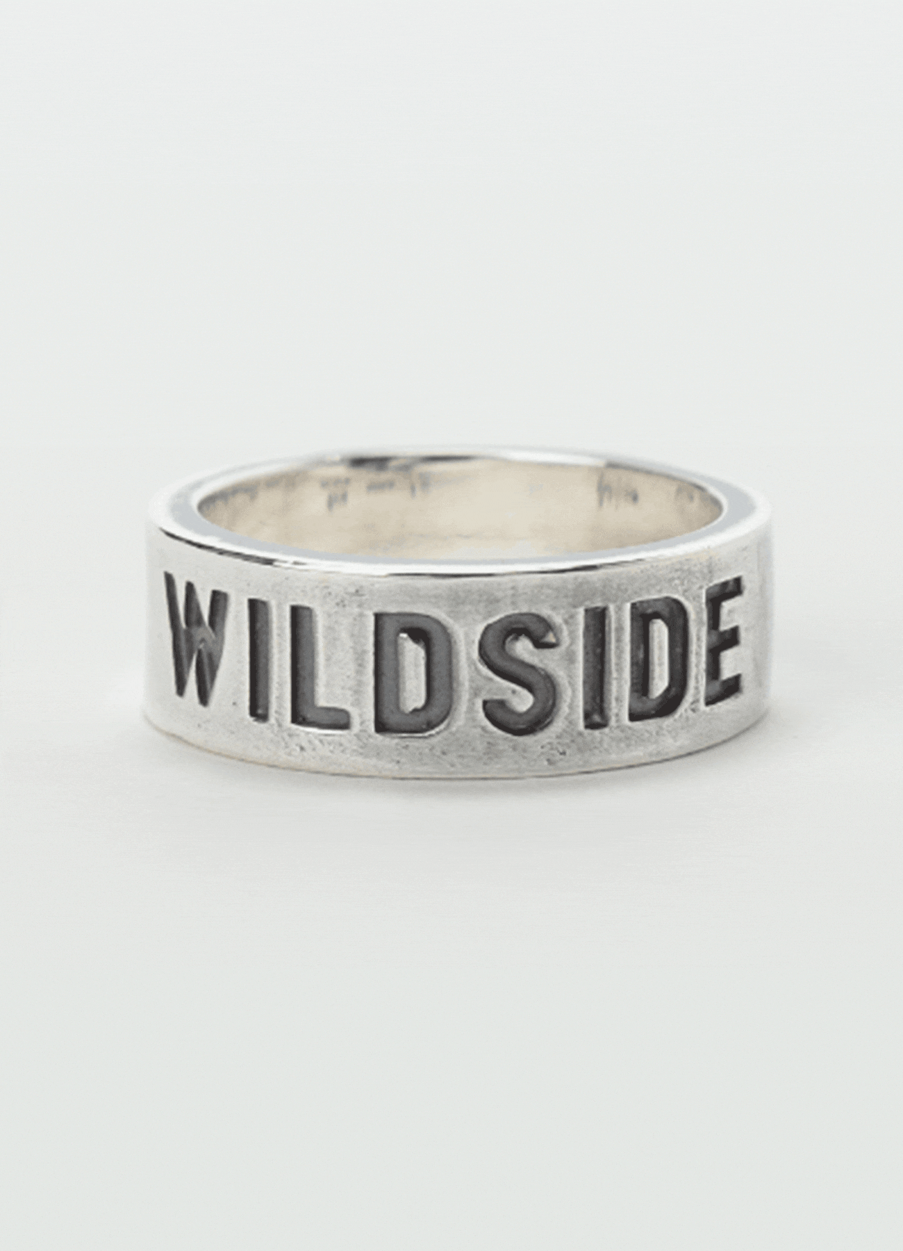 WILDSIDE Silver Logo Ring