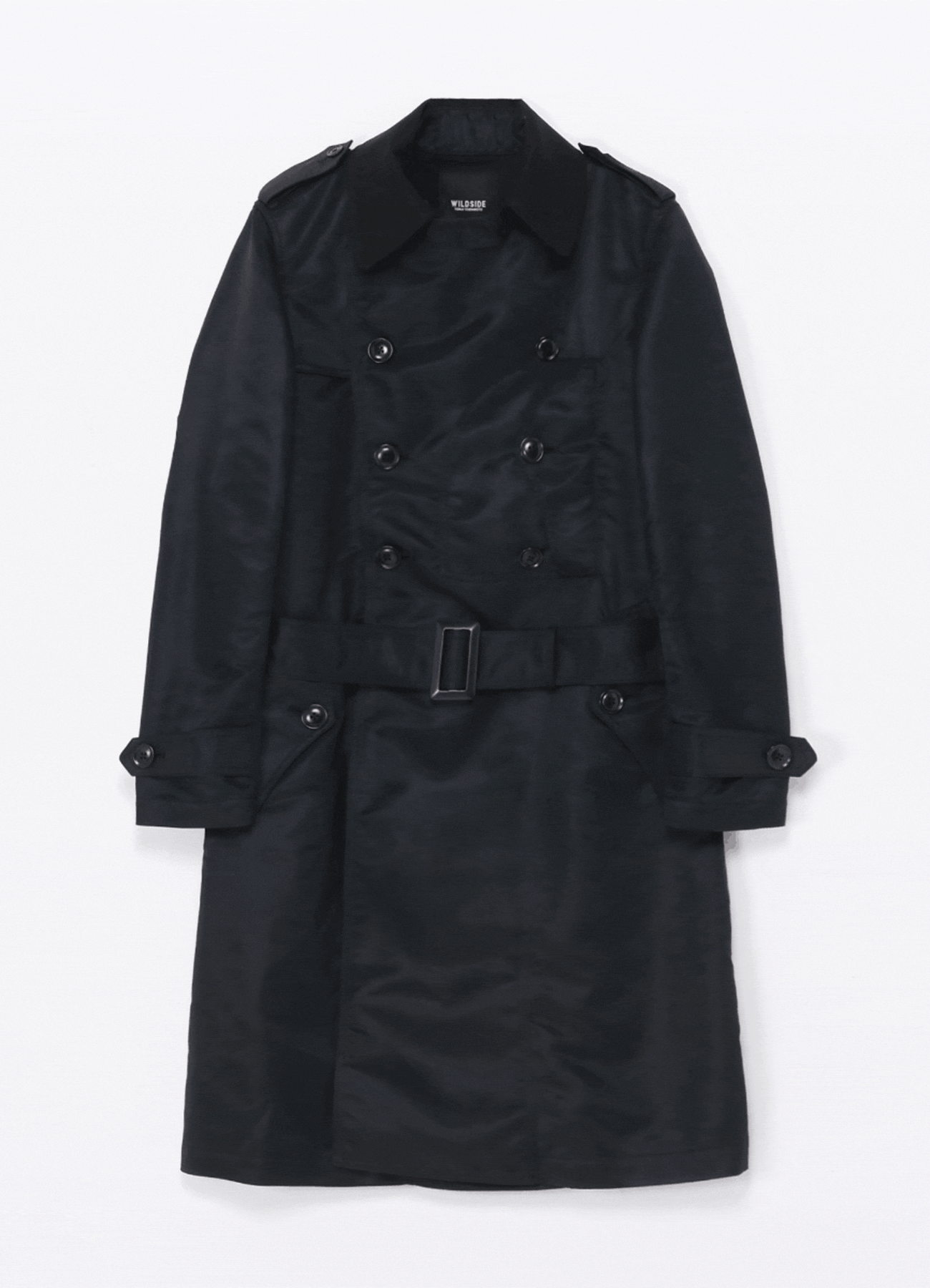 Nylon Twill Trench Coat