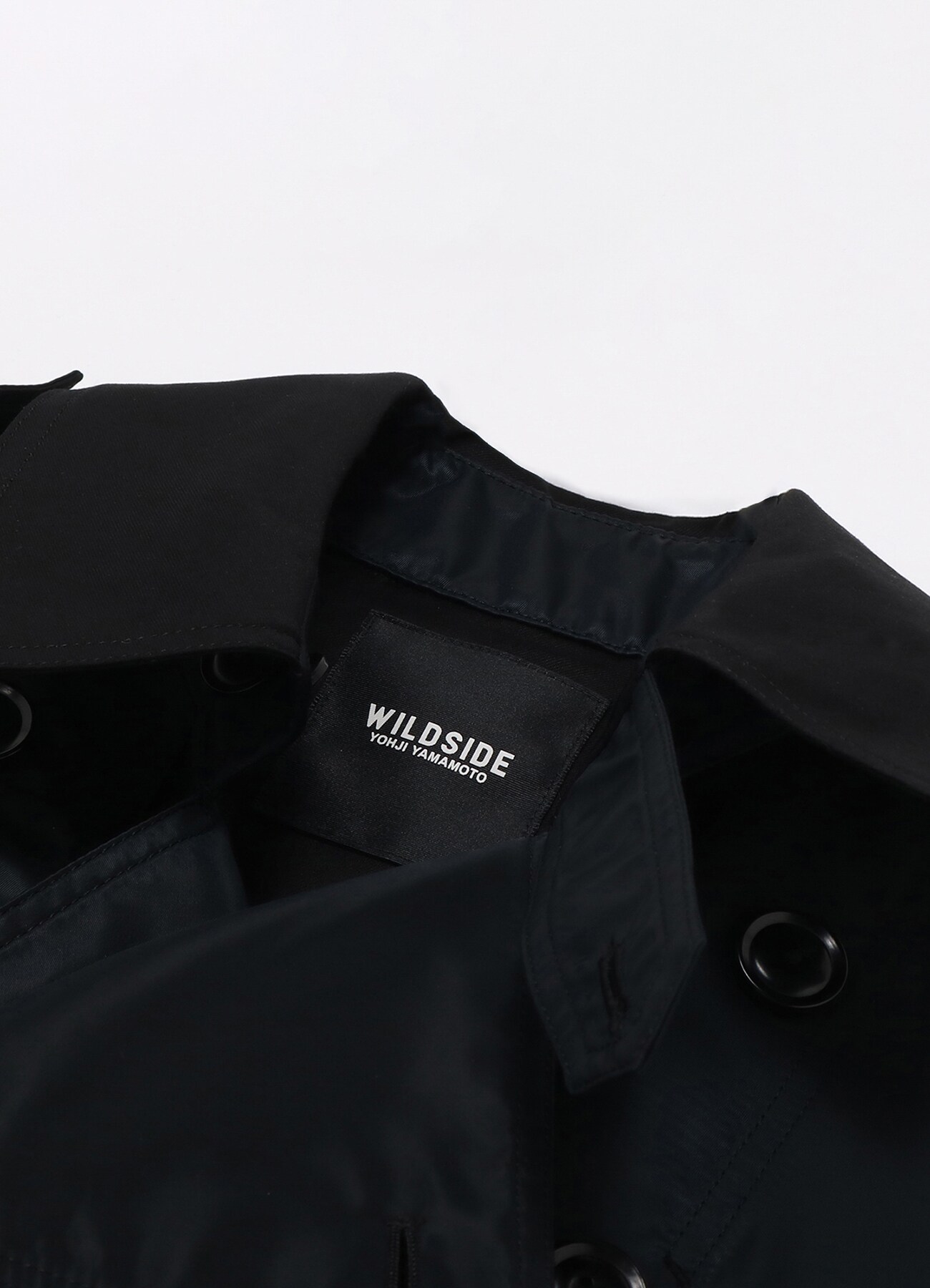 Nylon Twill Trench Coat(XS BLACK): YOHJI YAMAMOTO｜WILDSIDE YOHJI