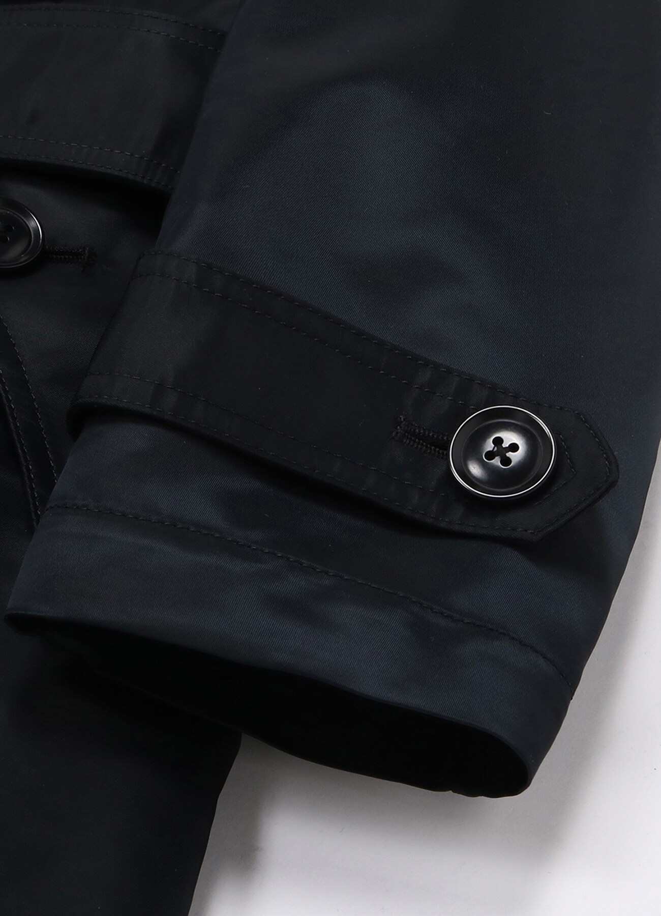 Nylon Twill Trench Coat(XS BLACK): YOHJI YAMAMOTO｜WILDSIDE YOHJI