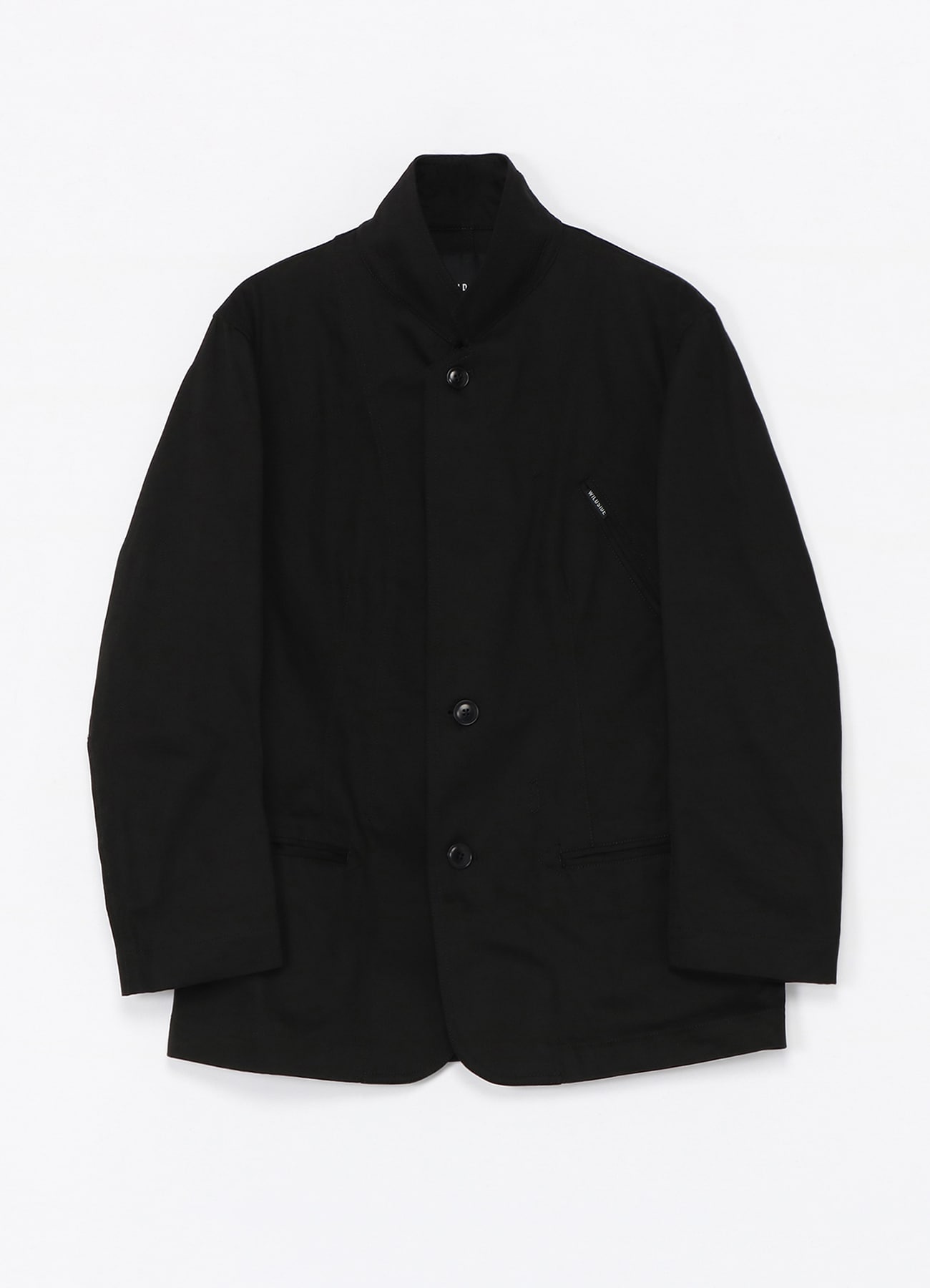 Cotton Chino 2B Tailored Collar Jacket(XS BLACK): YOHJI YAMAMOTO