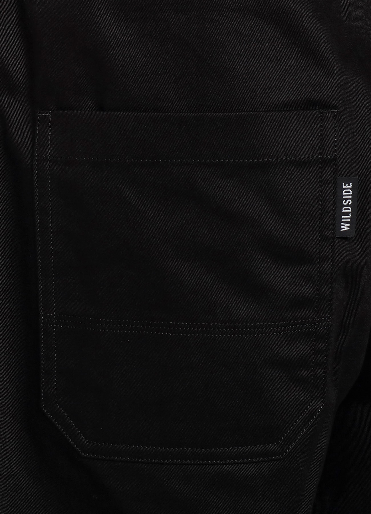 Cotton Chino Asymmetry Pocket Drawstring Pants_10