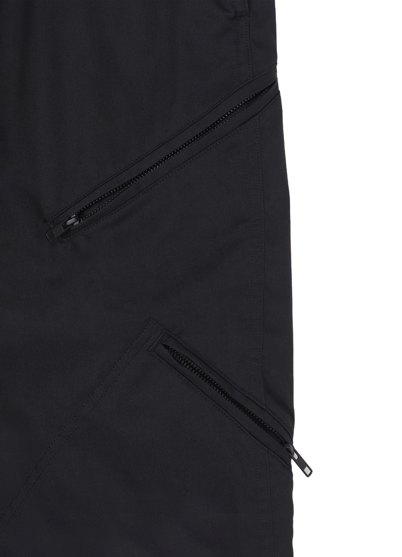 T/C Twill Drawstring Loose Silhouette Pants_5