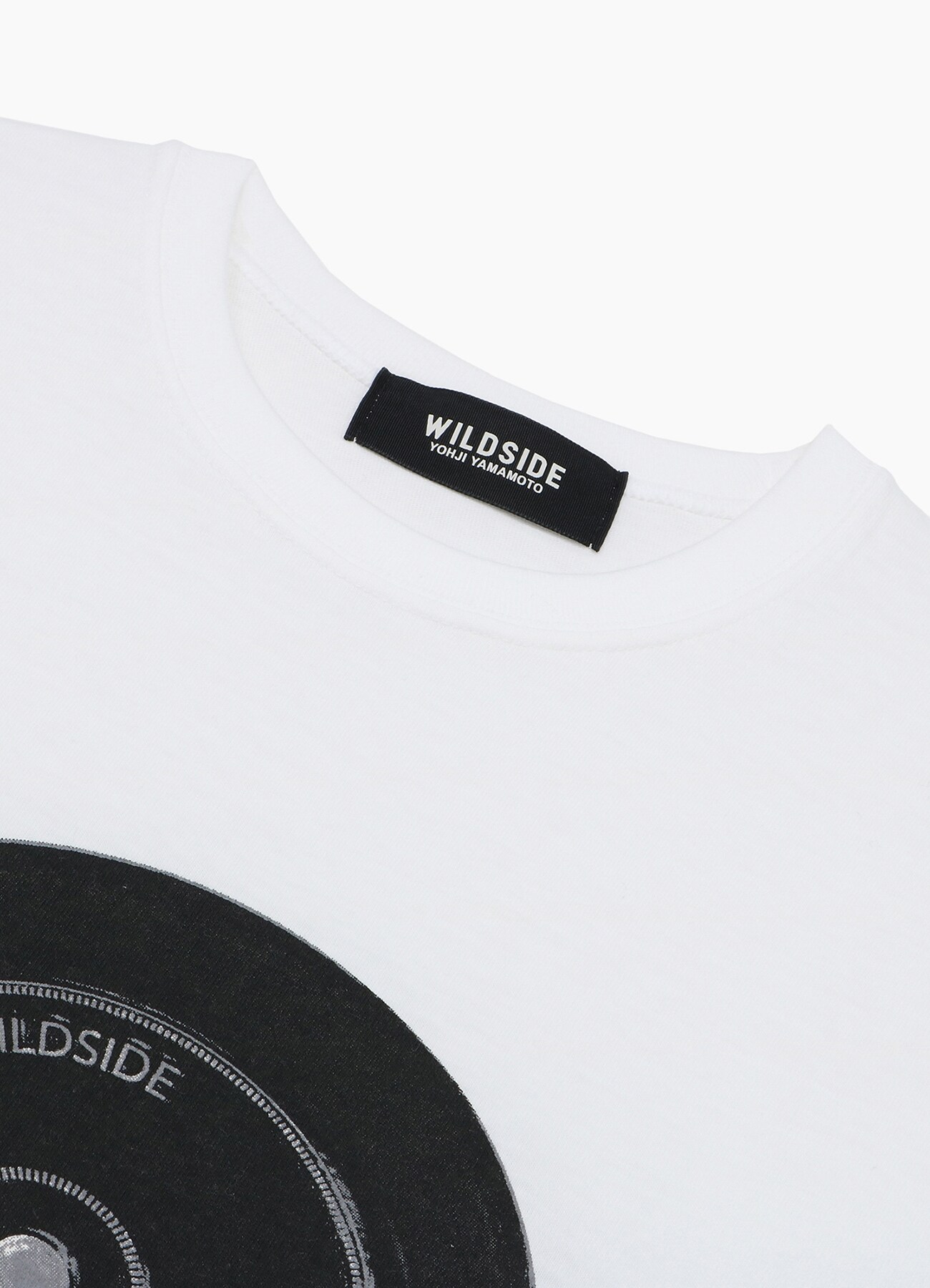 WILDSIDE Record T-shirt(S WHITE): YOHJI YAMAMOTO｜WILDSIDE YOHJI