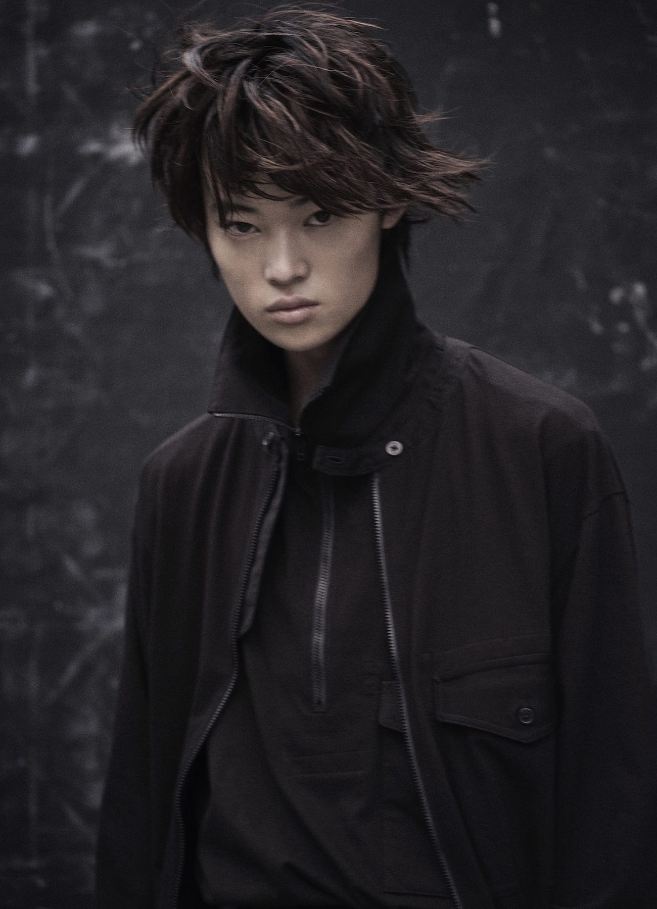 cotton-jersey-half-zip-long-sleeve-t-shirt-xs-black-yohji-yamamoto