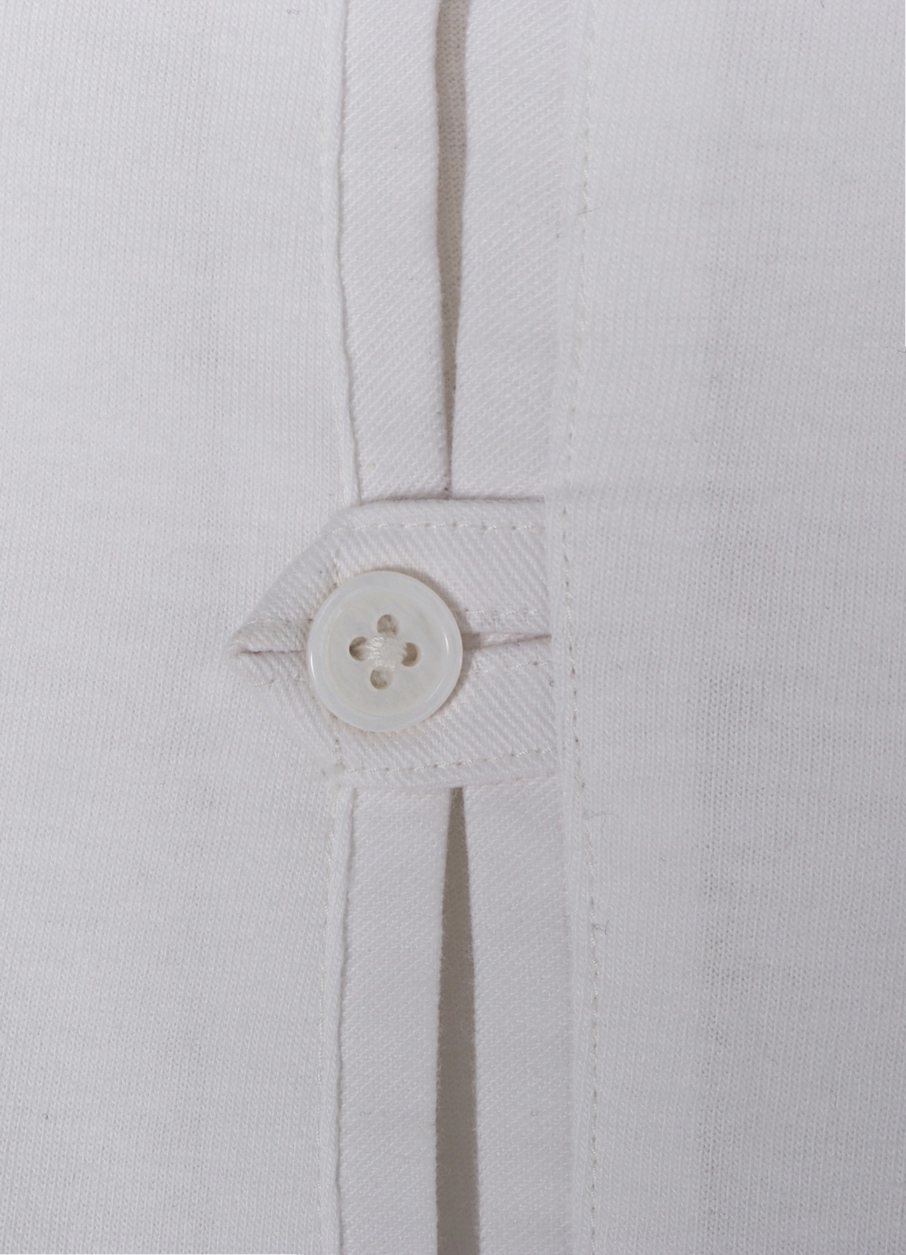 Cotton Jersey Collared Pocket  Long Sleeve T-shirt_7