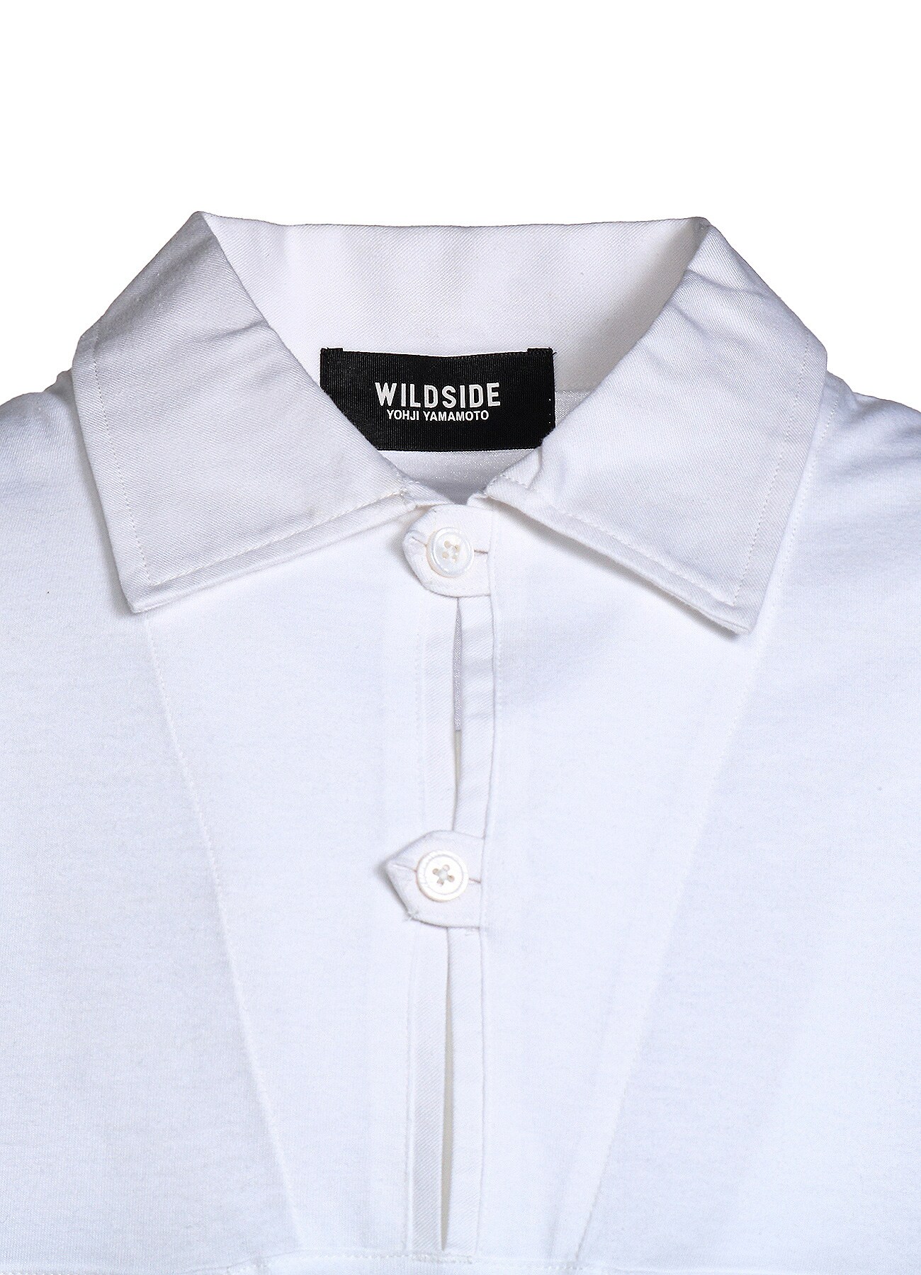 Cotton Jersey Collared Pocket  Long Sleeve T-shirt_9