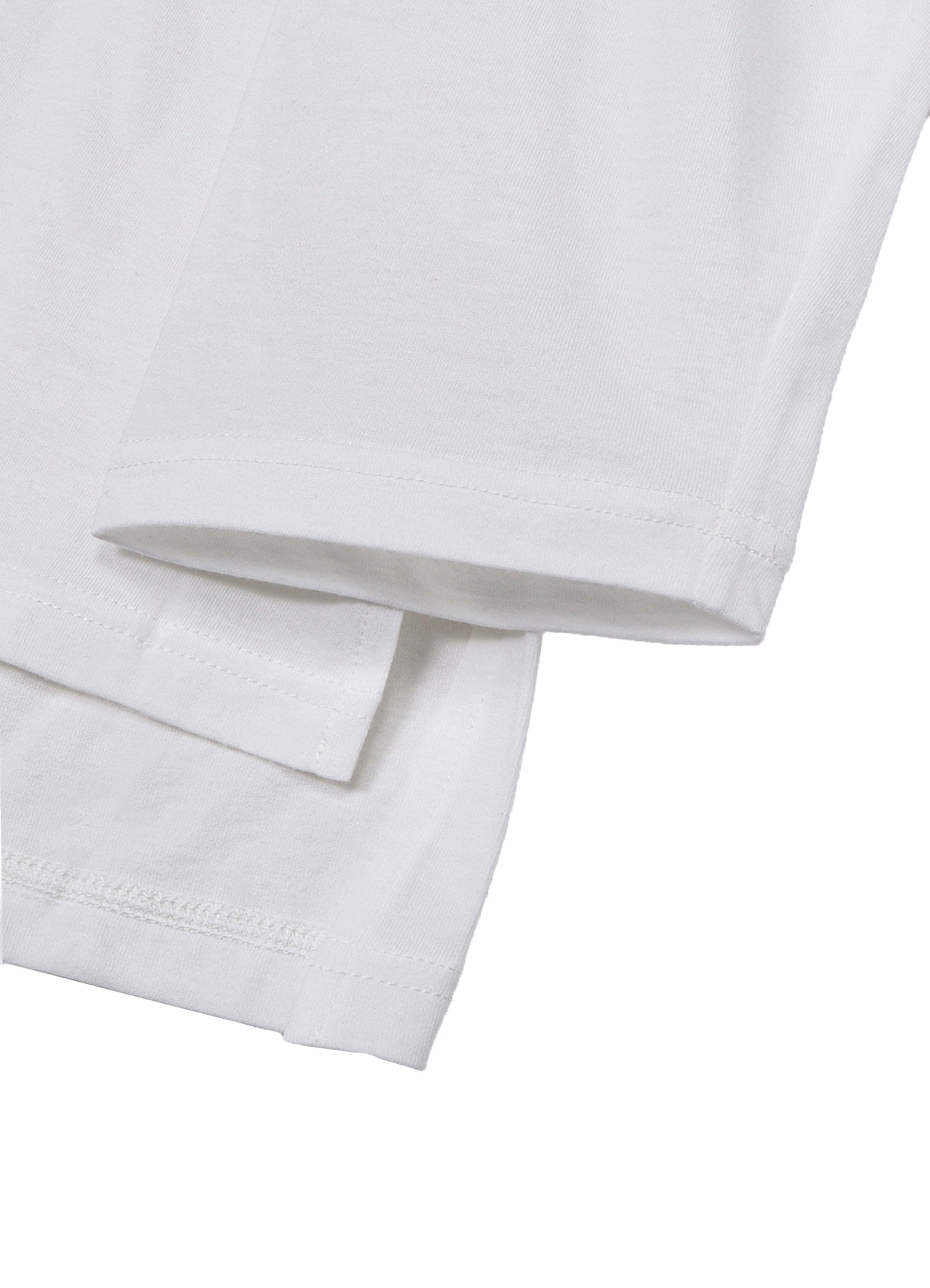 Cotton Jersey Shoulder Strap Henley Neck Long Sleeve T-shirt_5