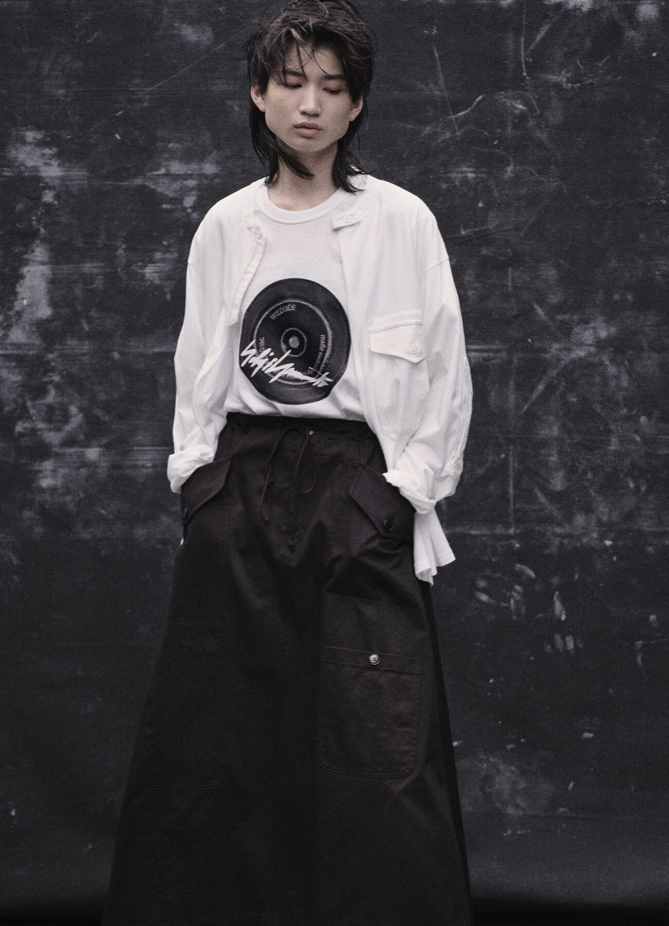 Cotton Jersey Full Zip Long Sleeve T-shirt_10