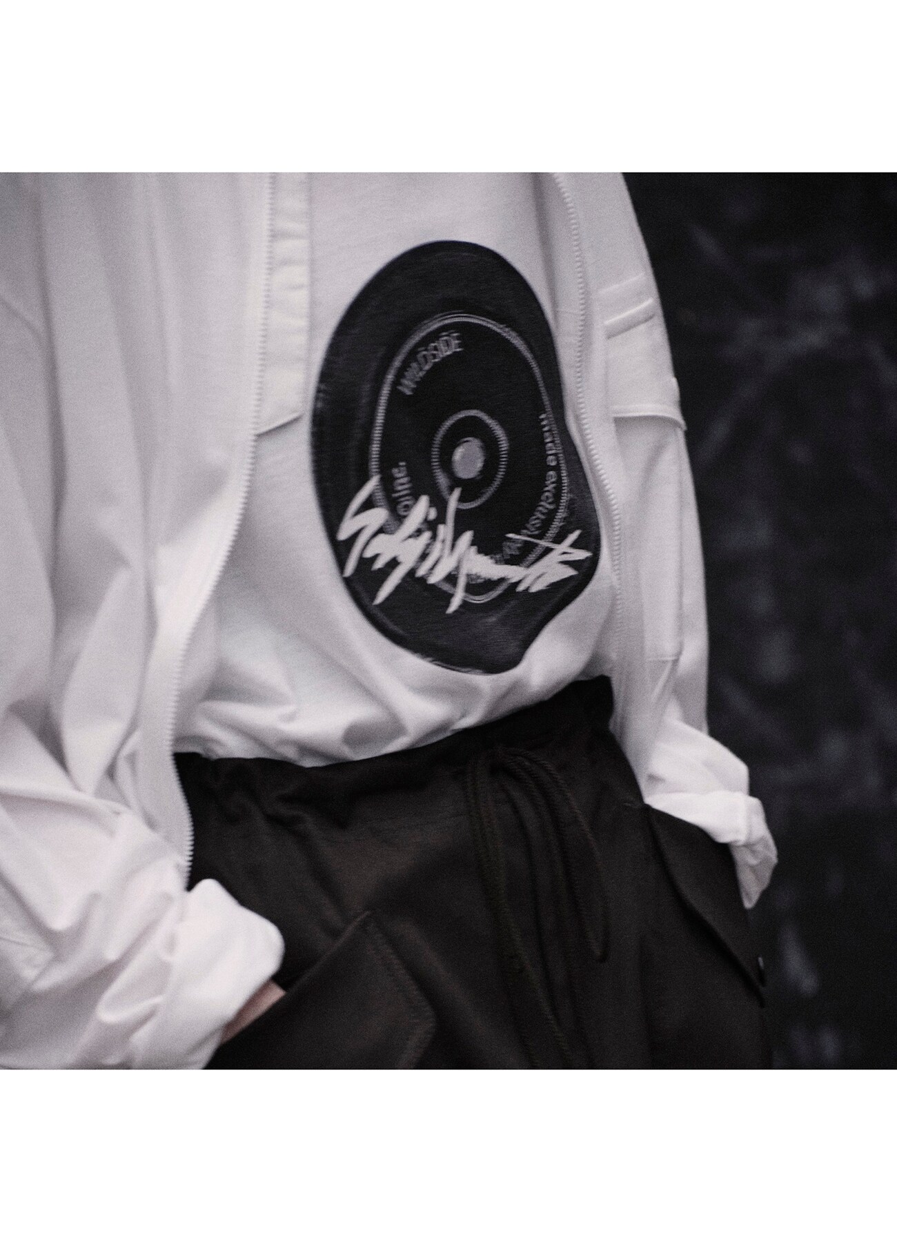 Cotton Jersey Full Zip Long Sleeve T-shirt_11