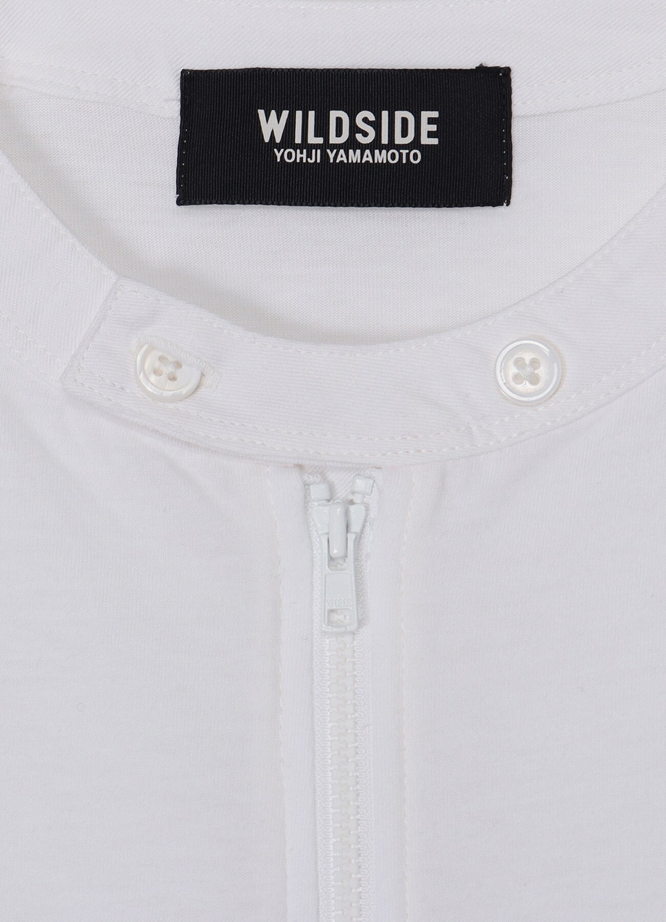 Cotton Jersey Full Zip Long Sleeve T-shirt_6