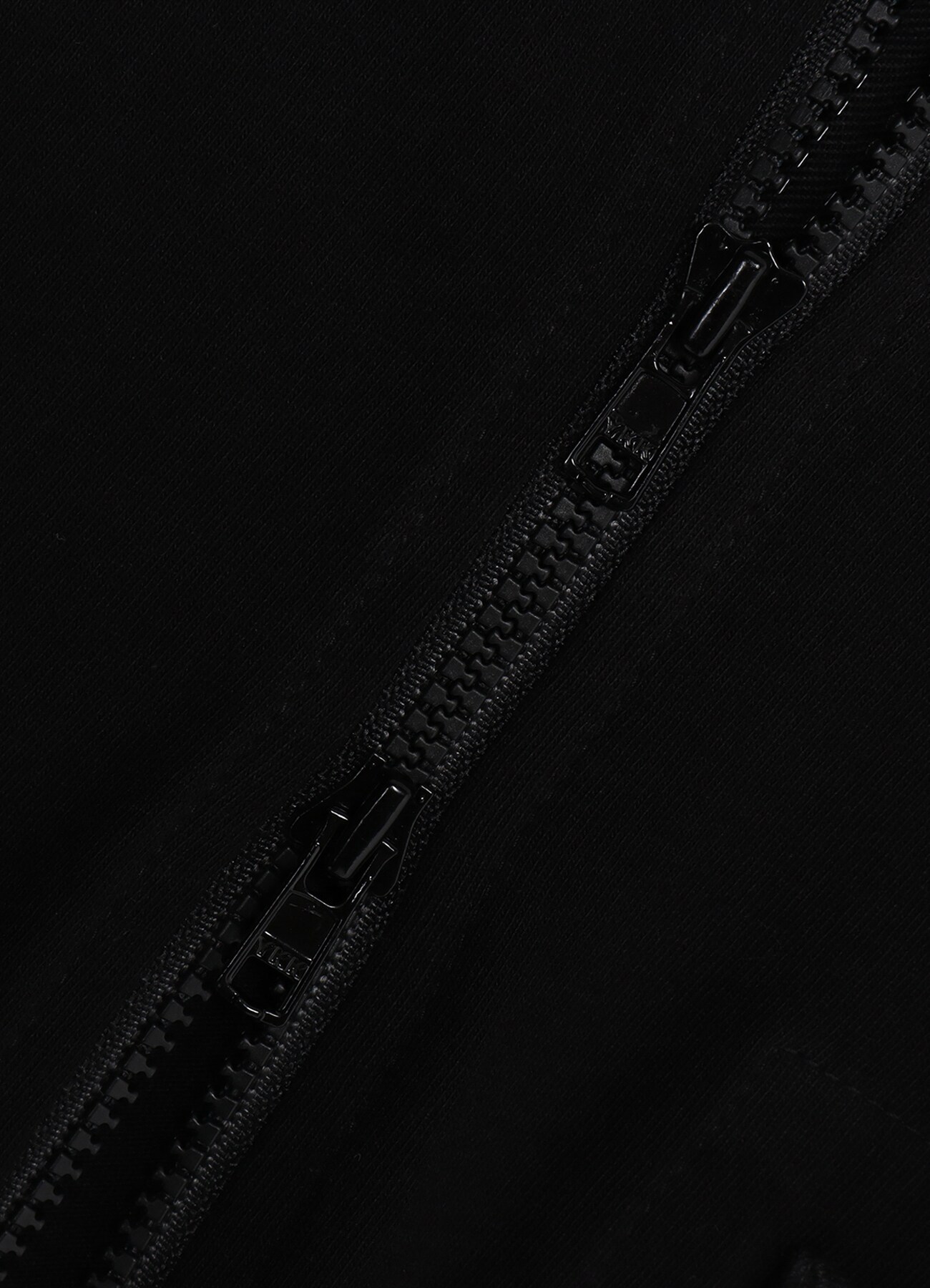 Cotton Jersey Full Zip Long Sleeve T-shirt_7