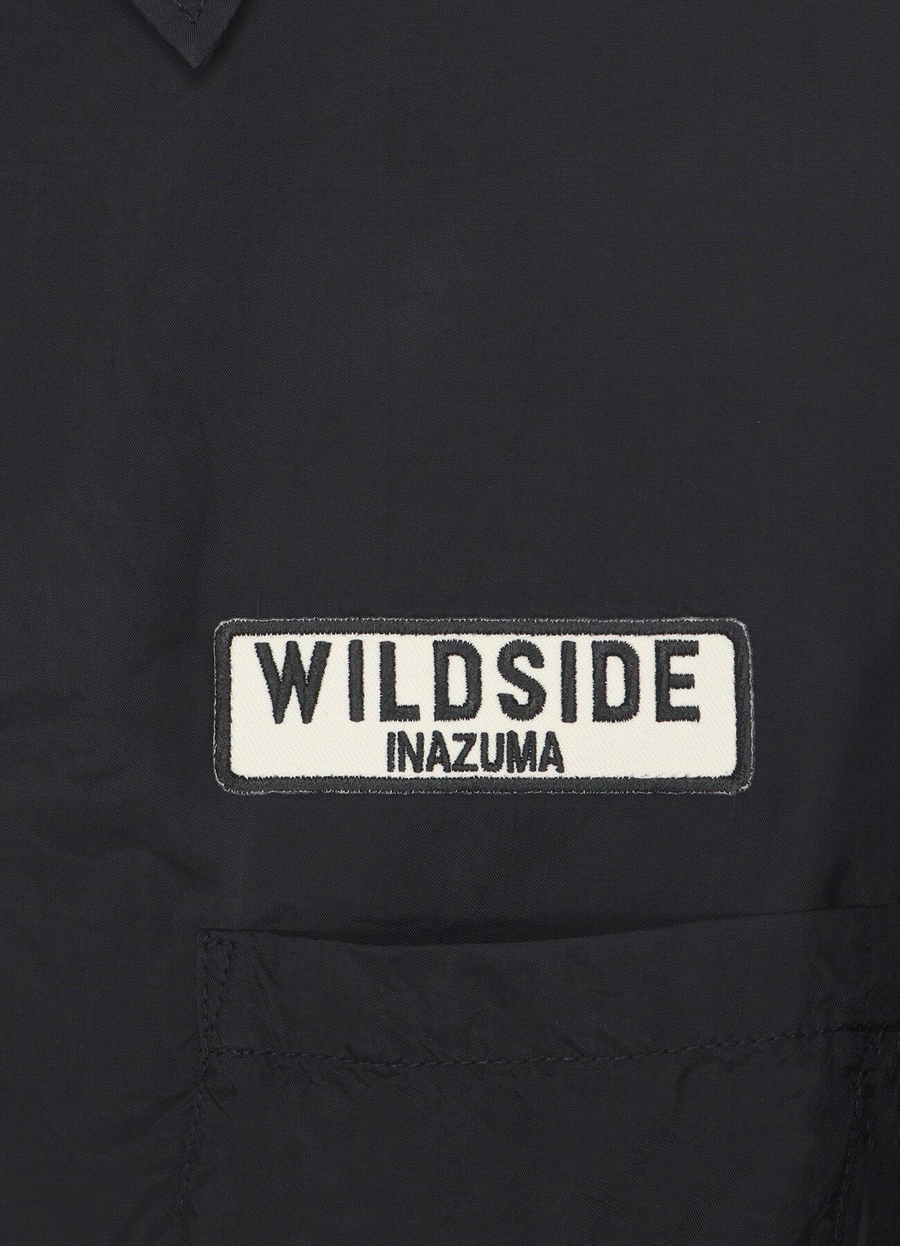 Patch Cupro Shirt B(FREE SIZE BLACK): YOHJI YAMAMOTO