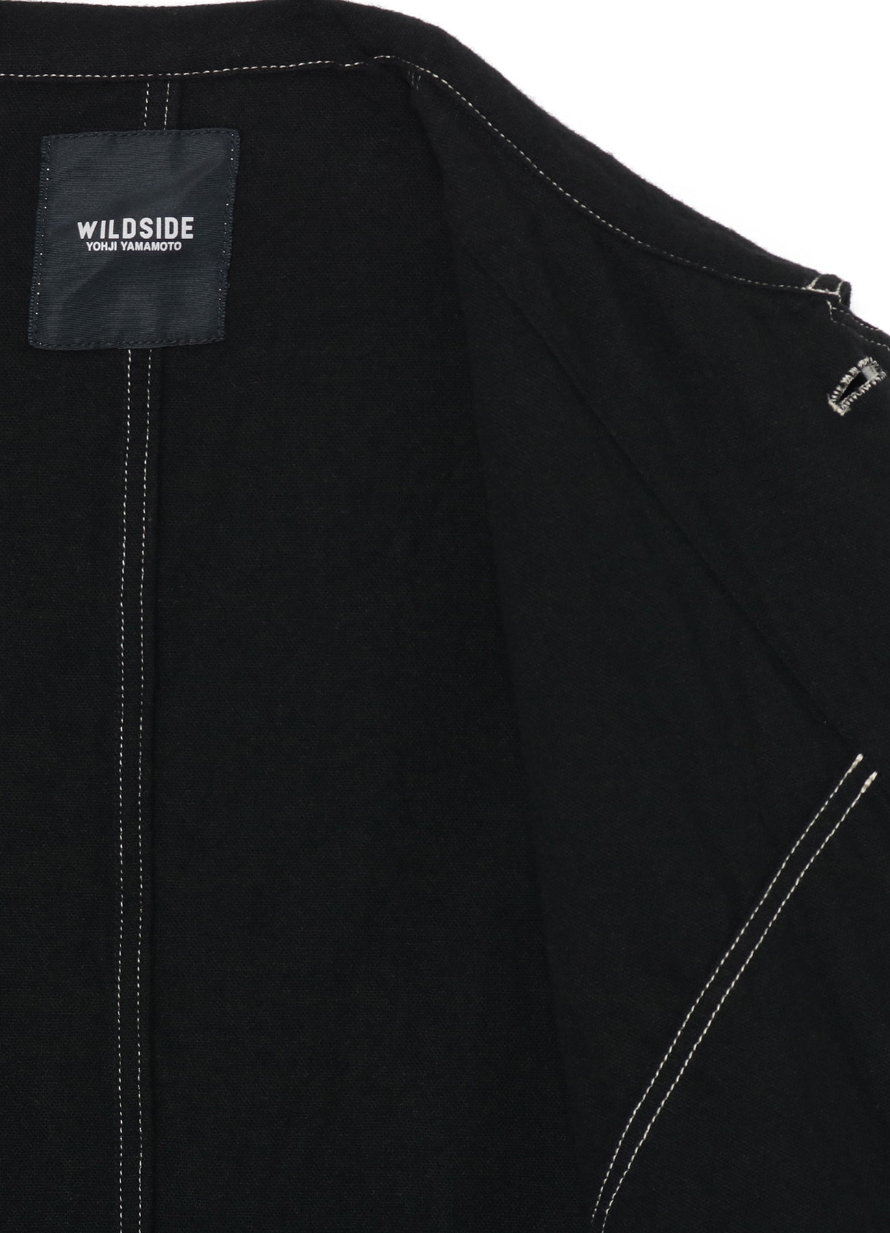 Fulling Wool Shirt Jacket(FREE SIZE BLACK): YOHJI YAMAMOTO