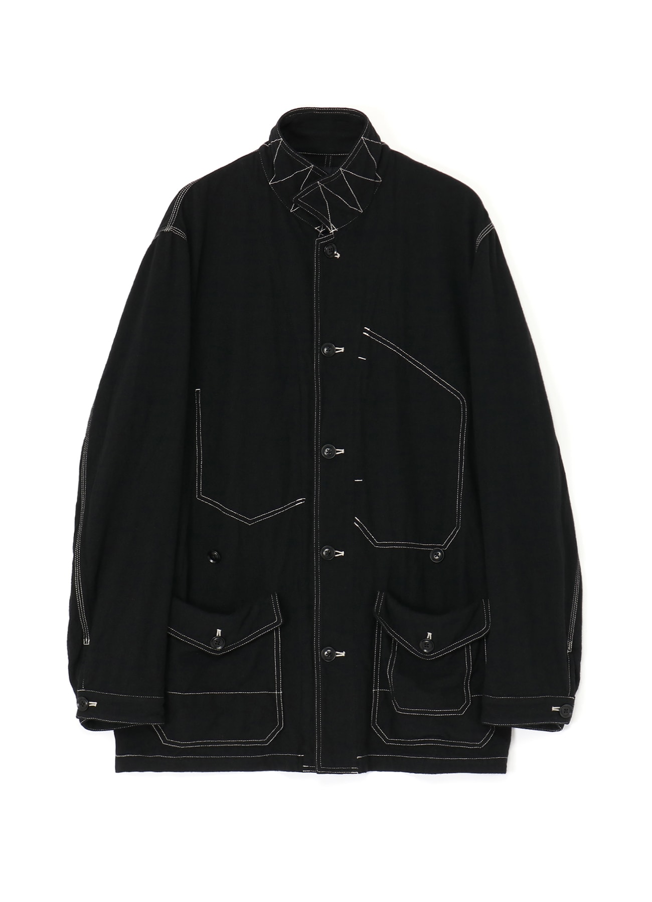 Fulling Wool Shirt Jacket