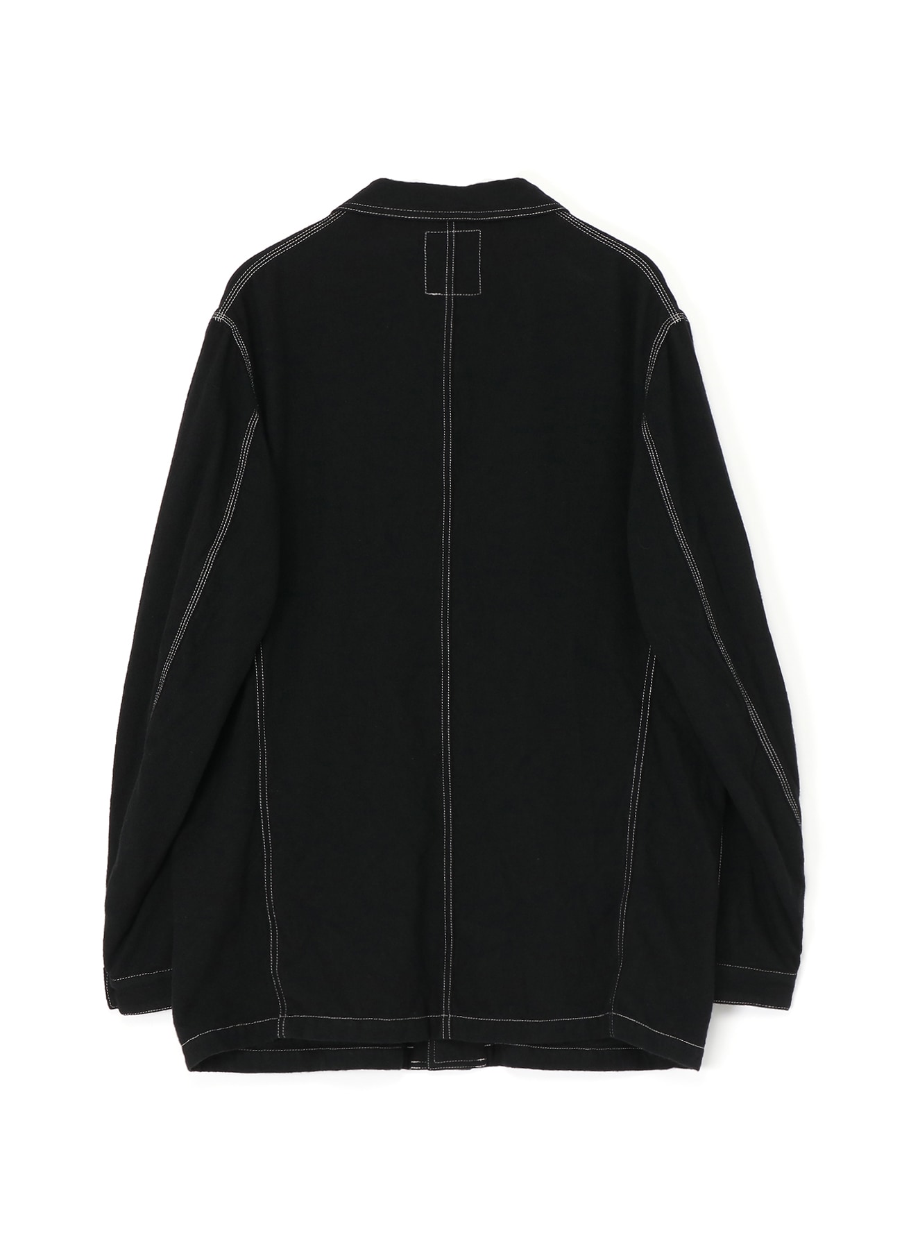 Fulling Wool Shirt Jacket(FREE SIZE BLACK): YOHJI YAMAMOTO 