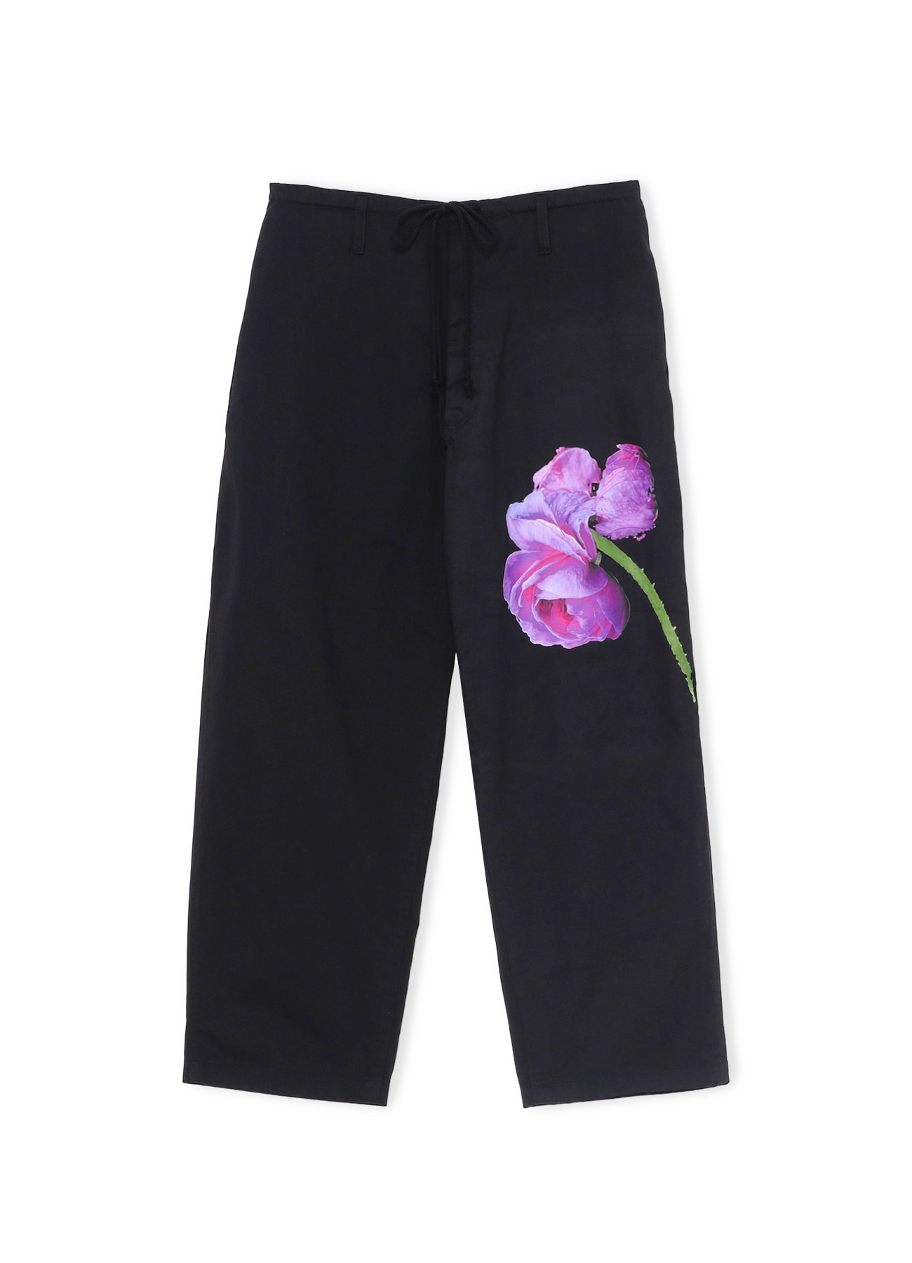 Cotton Chino PURPLE ROSE Pants(M BLACK): YOHJI YAMAMOTO｜WILDSIDE YOHJI  YAMAMOTO（ワイルドサイド）【公式通販】