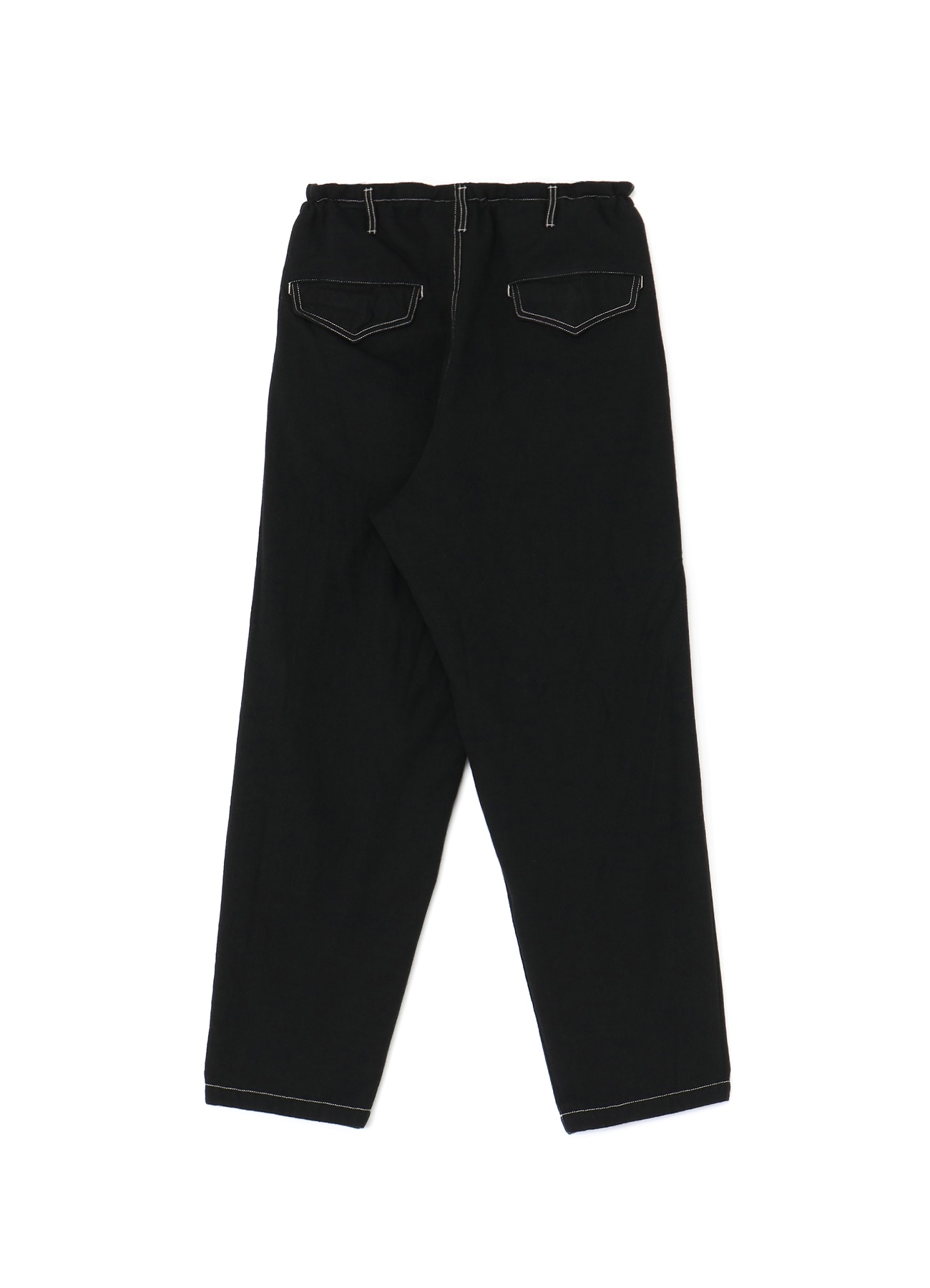 Fulling Wool Drawstring 1tuck Pants(FREE SIZE BLACK): YOHJI ...