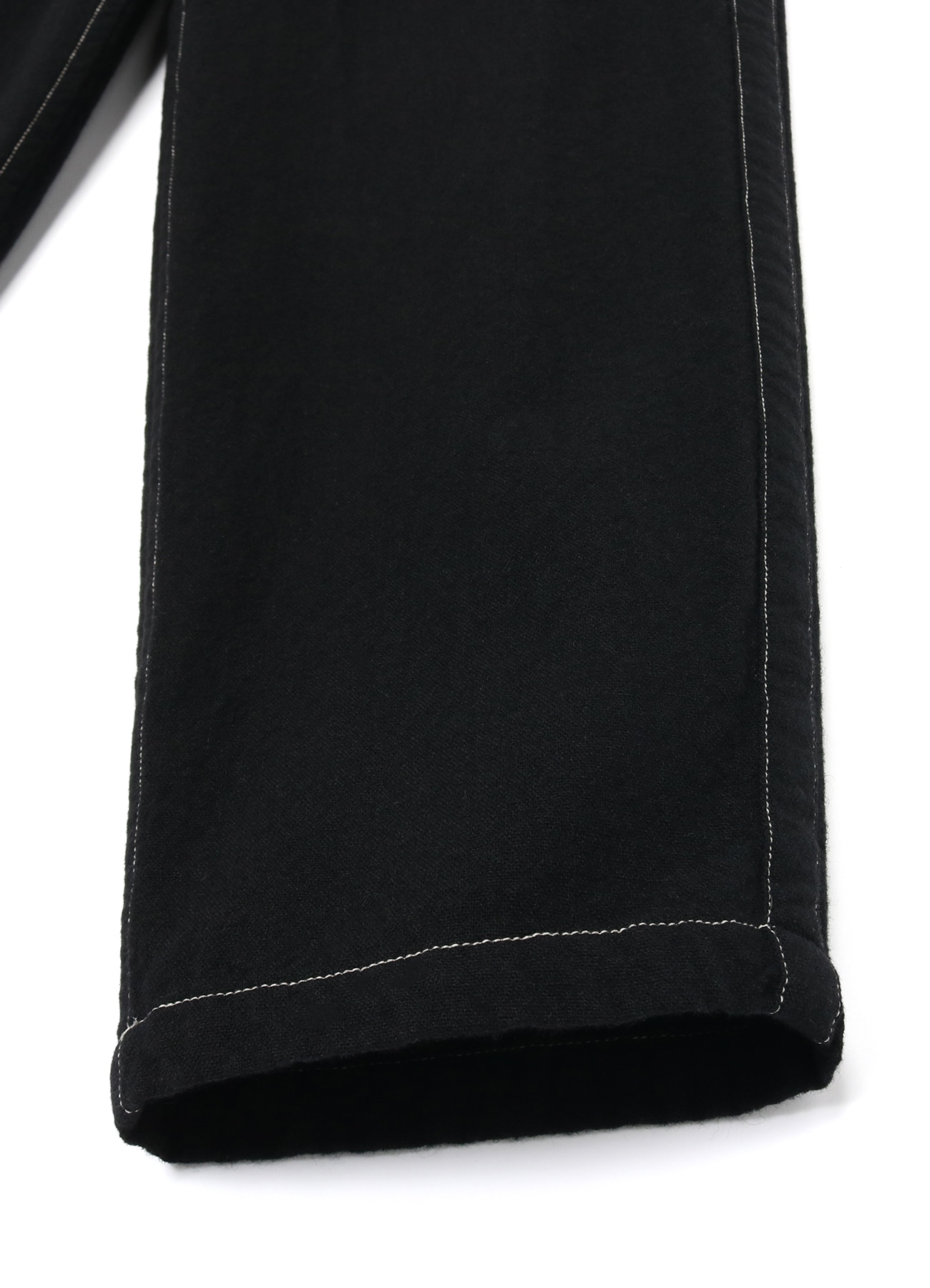 Fulling Wool Side Tape Pants(FREE SIZE BLACK): YOHJI YAMAMOTO｜WILDSIDE ...