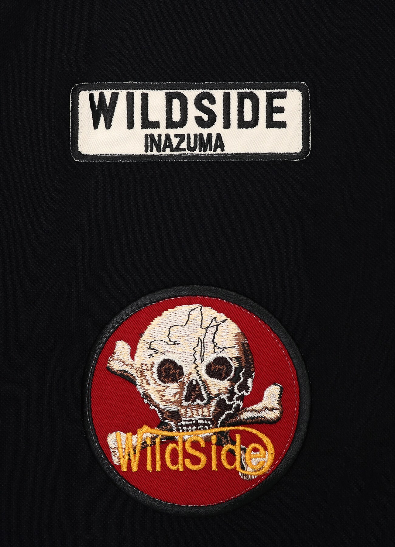 Patch Polo Shirt(Black)_6