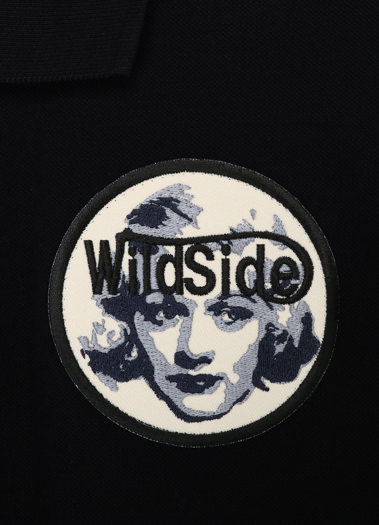 Patch Polo Shirt(Black)_7