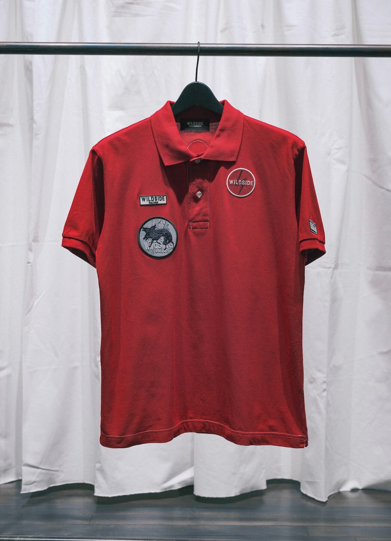 Patch Polo Shirt(Red)_10