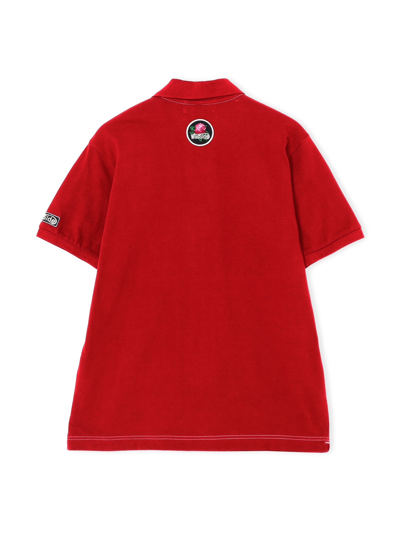 Patch Polo Shirt(Red)(M RED): YOHJI YAMAMOTO｜WILDSIDE YOHJI