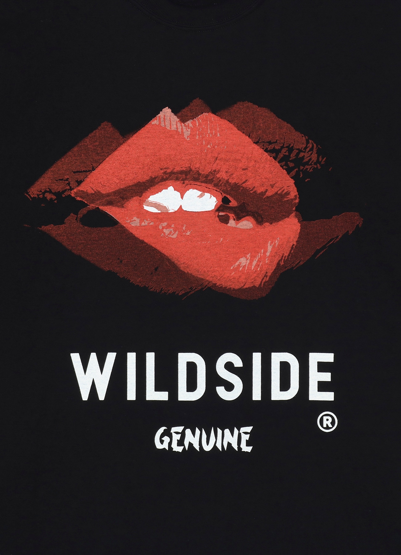 Red Lip T-shirt(L BLACK): YOHJI YAMAMOTO｜WILDSIDE YOHJI