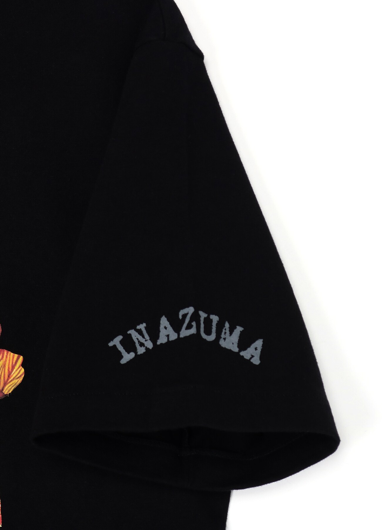 INAZUMA Flowers T-shirt A(M BLACK): YOHJI YAMAMOTO|WILDSIDE INAZUMA Flowers T-shirt A(M BLACK): YOHJI YAMAMOTO|WILDSIDE