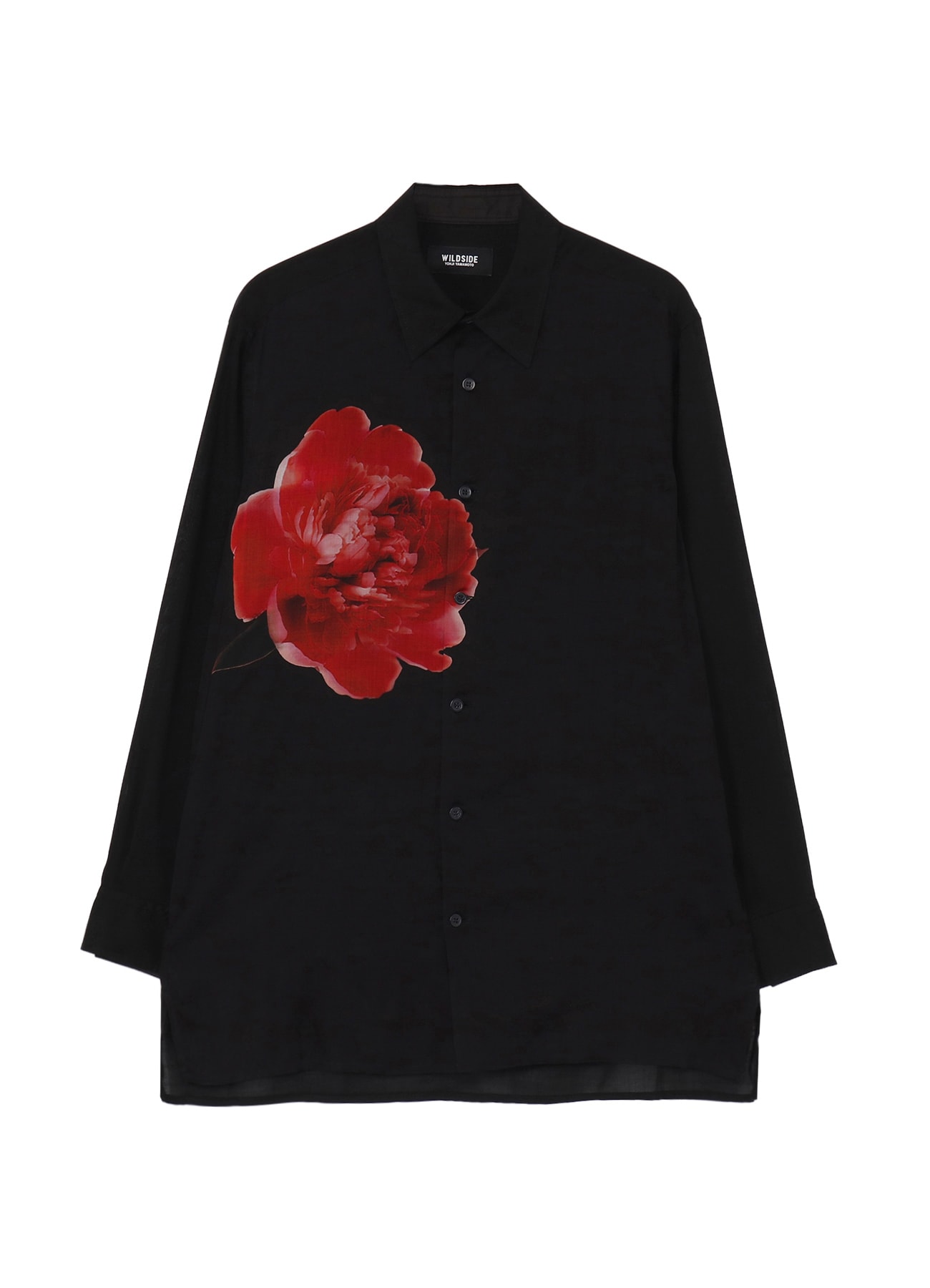 【2/11 12:00 release】Red Peony Print Shirt_1