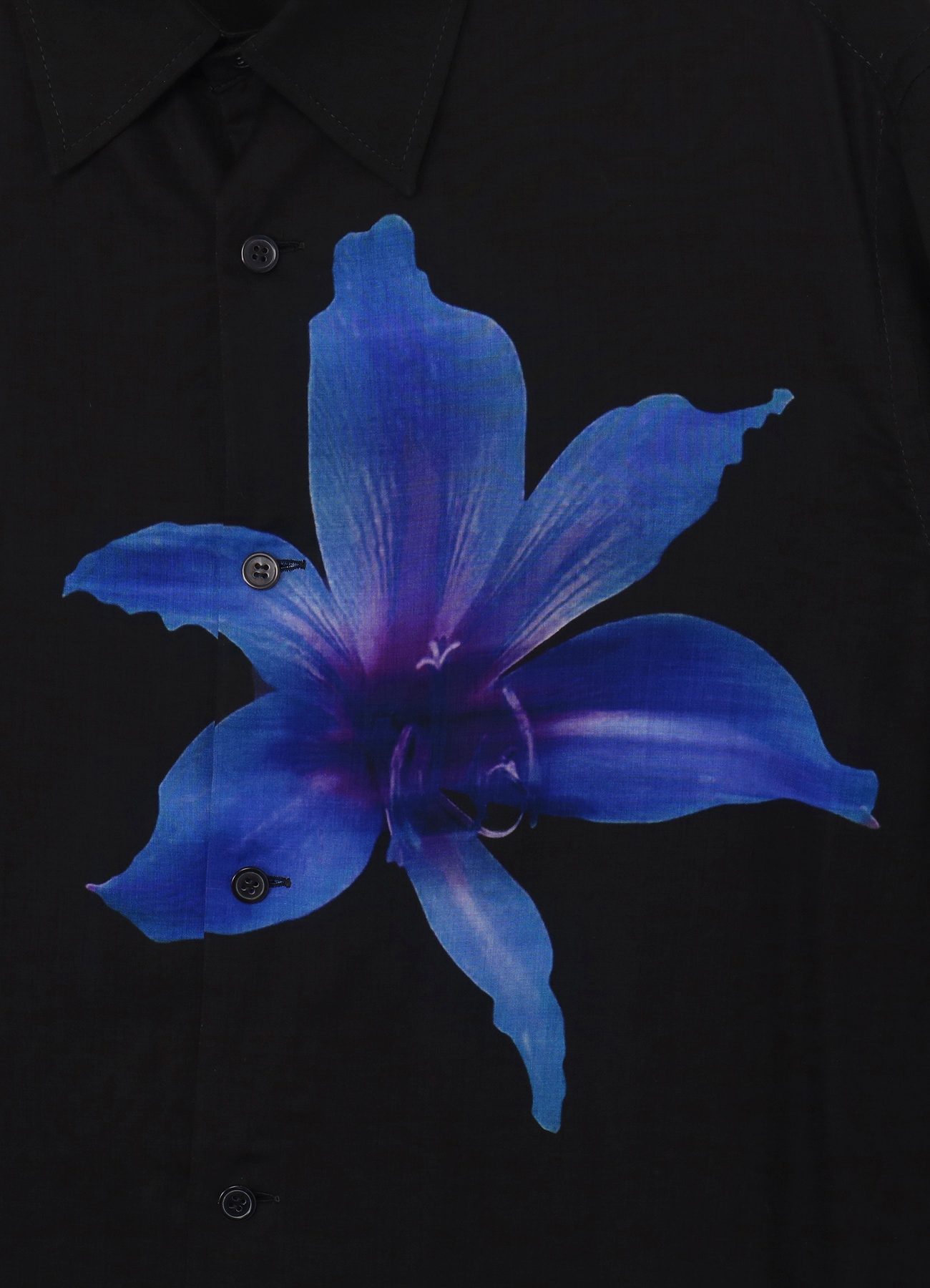 【2/11 12:00 release】Blue Lily Print Shirt_9