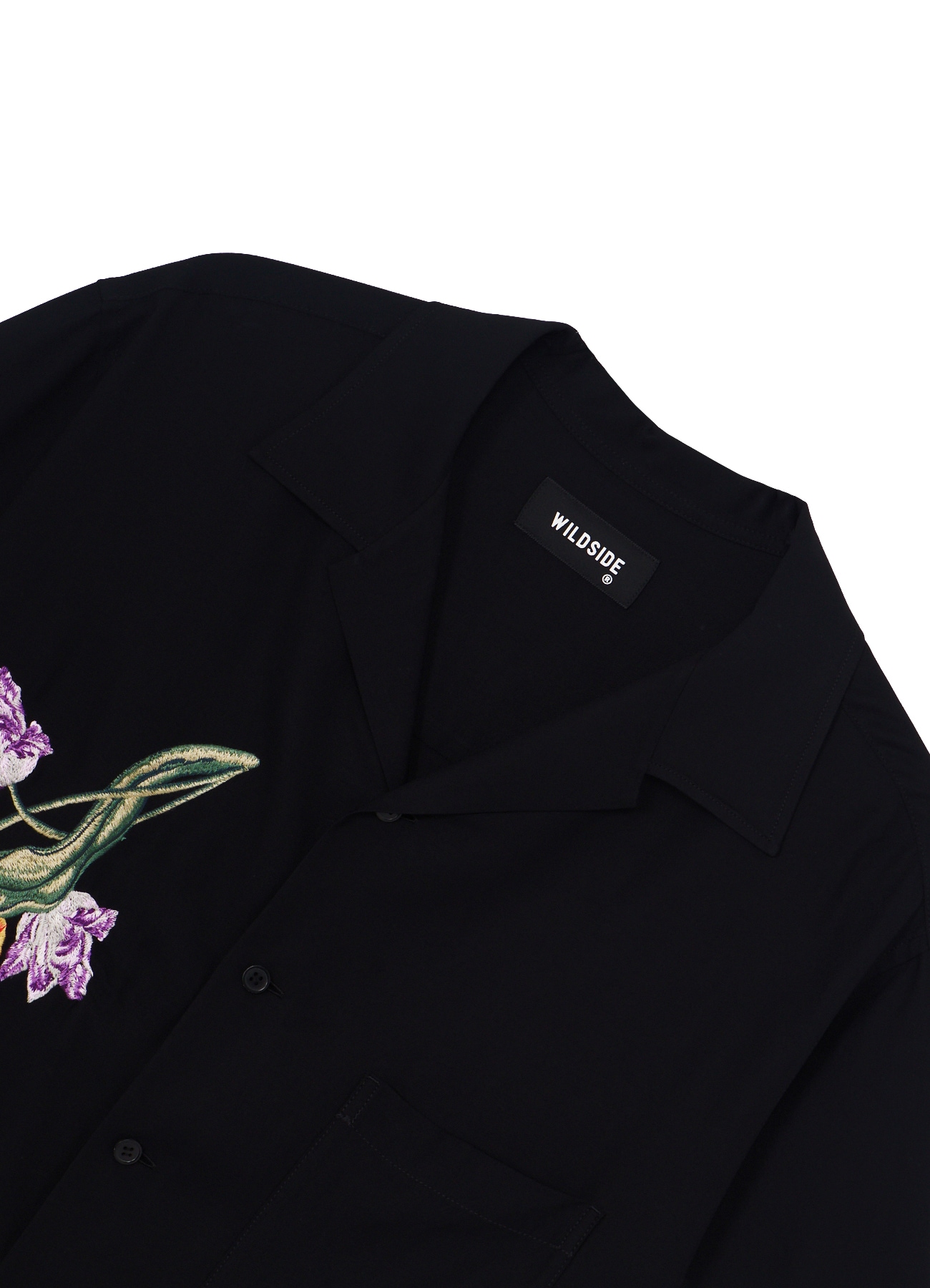 【6/17 12:00 release】Tulip Embroidery Open Collar Short Sleeve Shirt_3