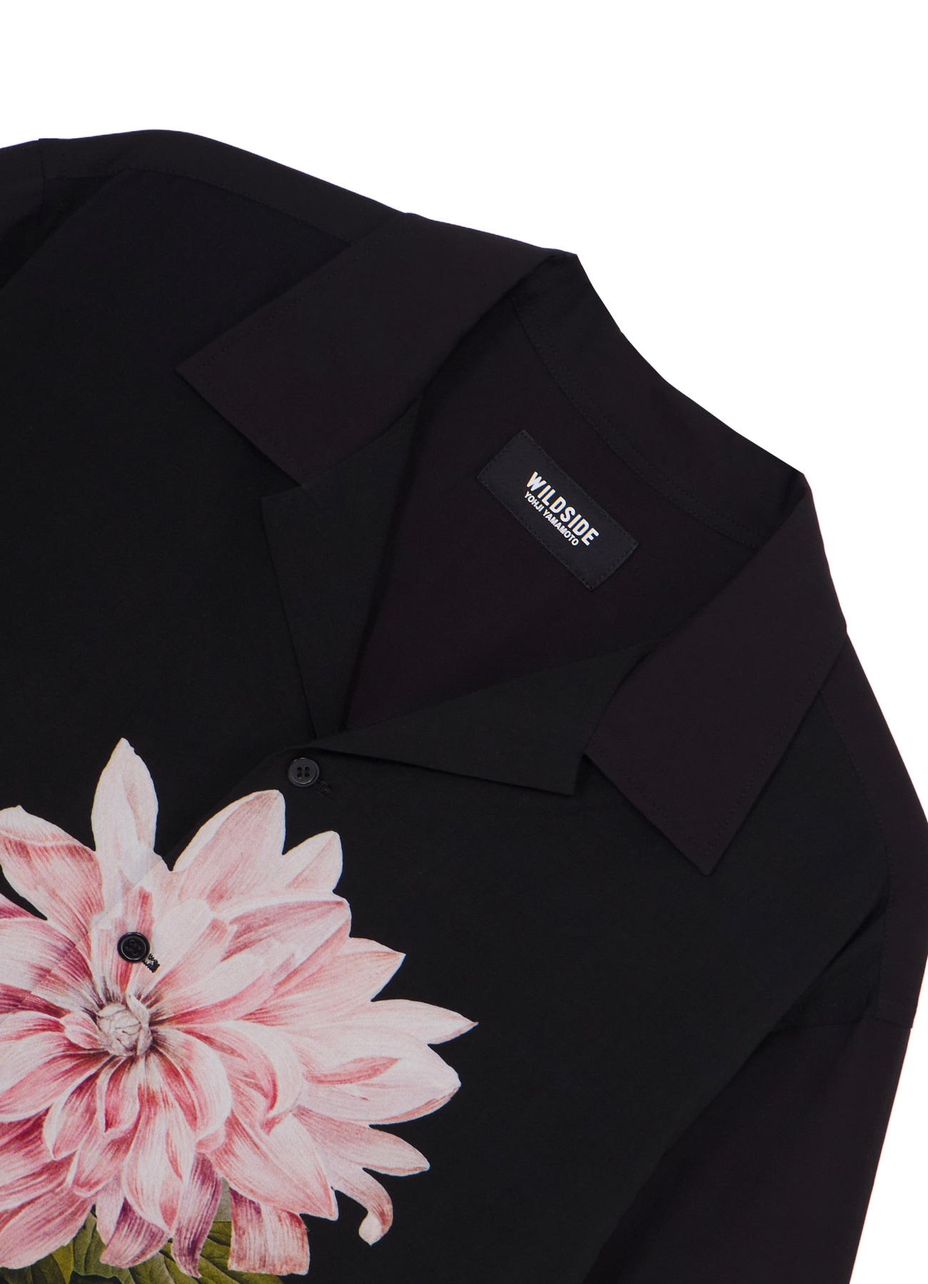 【7/8 12:00 発売】Pink Dahlia Print Open Collar Short Sleeve Shirt_3