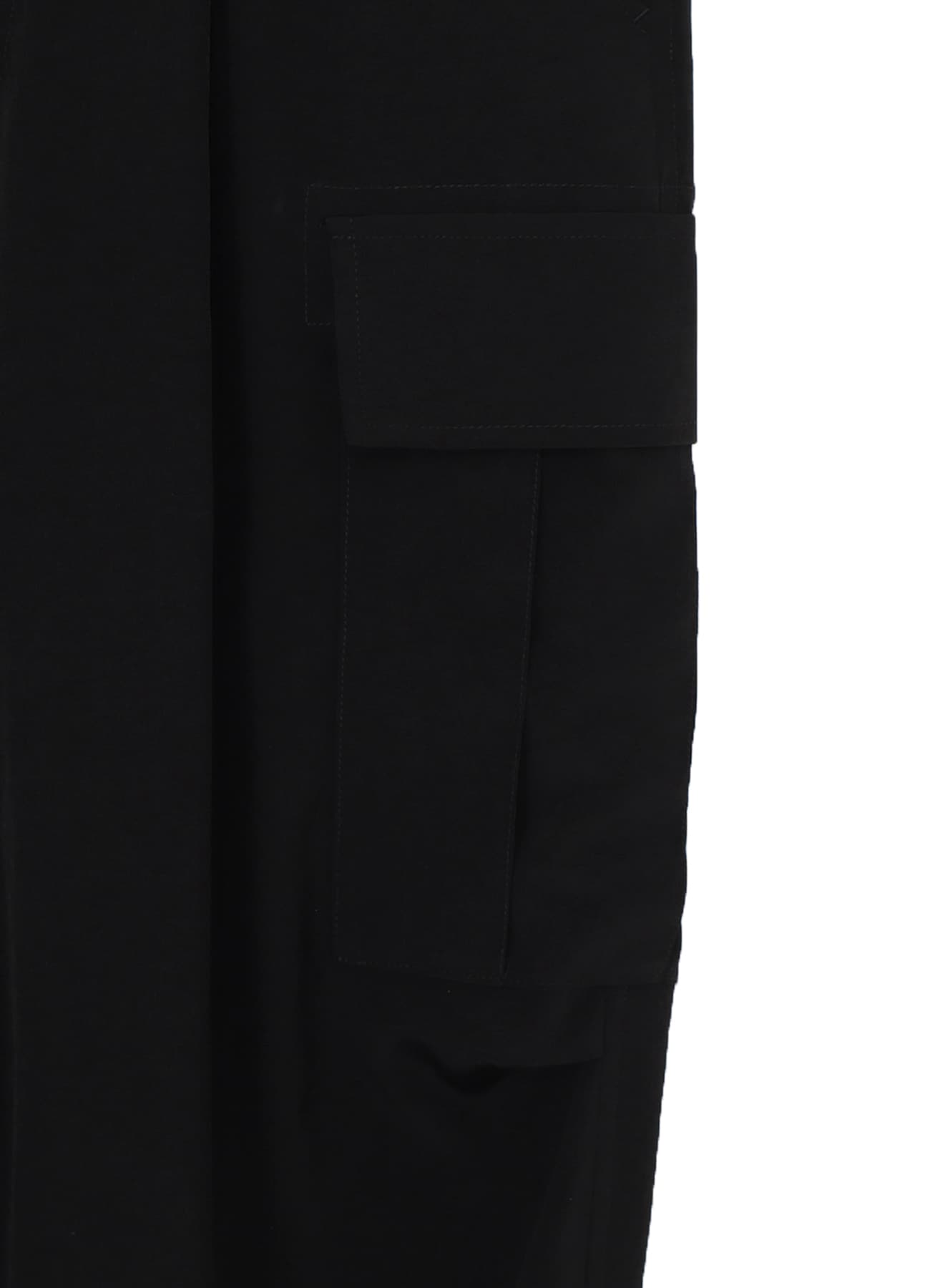 【5/13 12:00 release】Ta/Pe Crepe de Chine Cargo Pants All Black_10