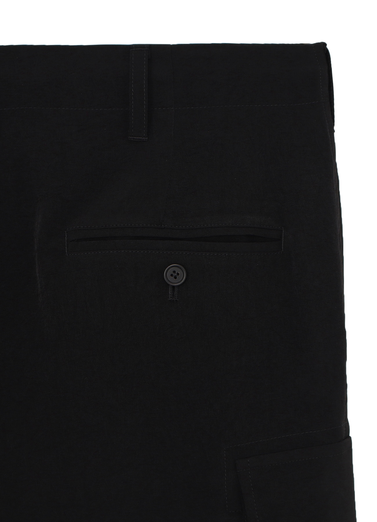 【5/13 12:00 release】Ta/Pe Crepe de Chine Cargo Pants All Black_11