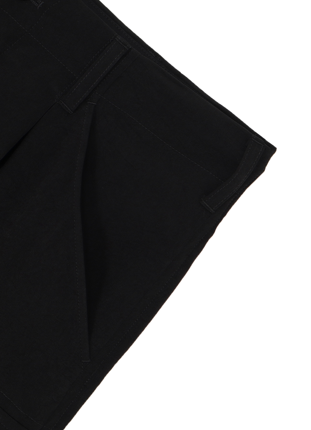 【5/13 12:00 release】Ta/Pe Crepe de Chine Cargo Pants All Black_8