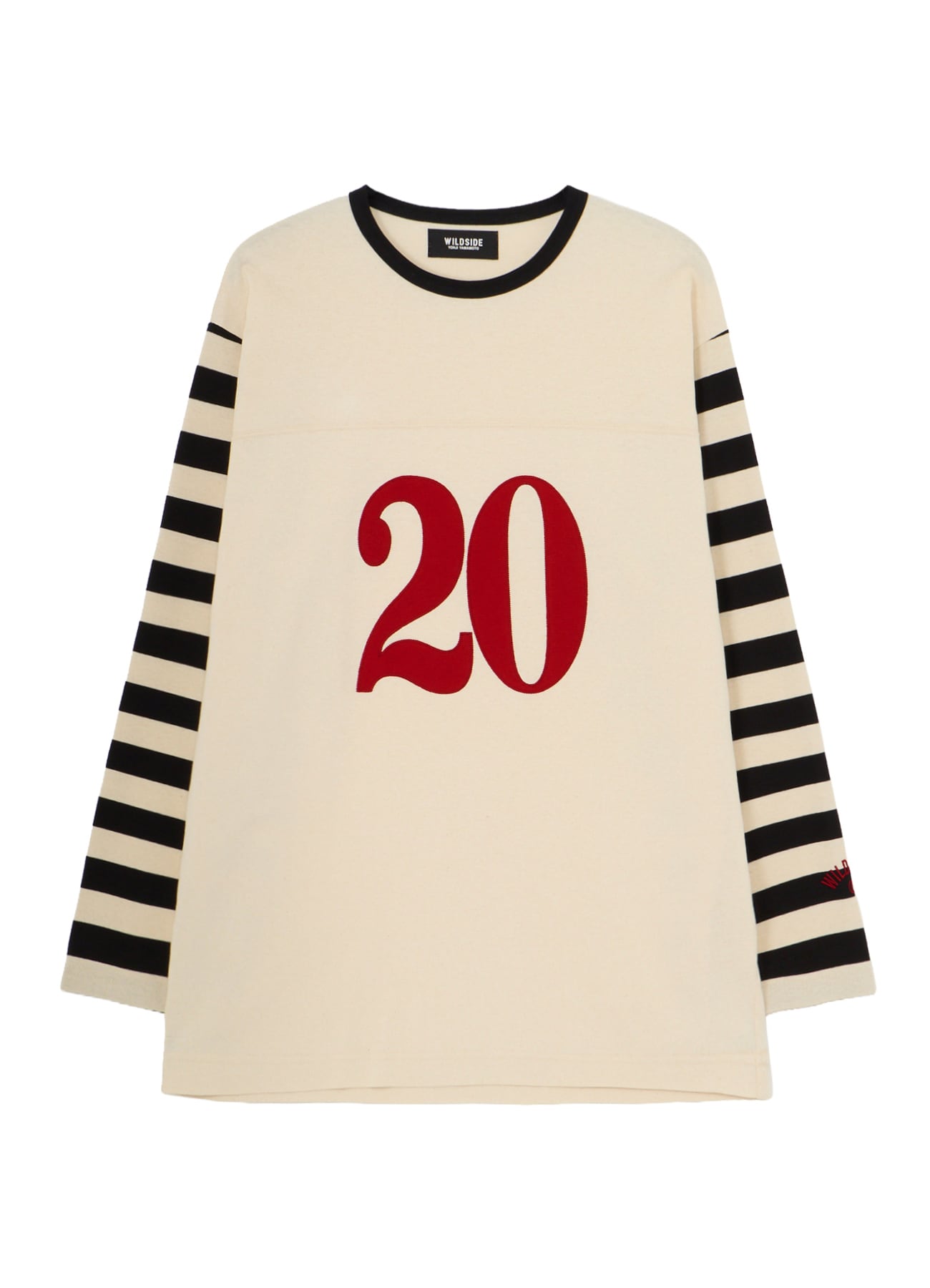 【9/30 12:00 発売】Stripe Long Sleeve T-Shirt (White)_1