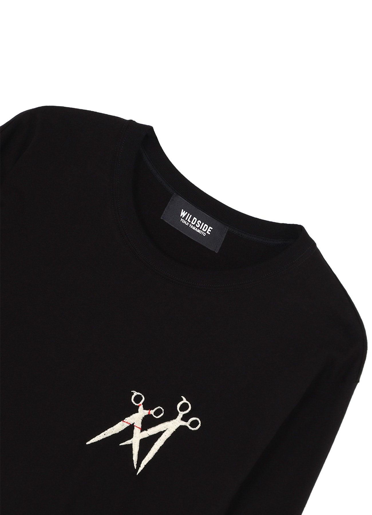 【6/10 12:00 release】Scissors Embroidery Long Sleeve T-Shirt_3