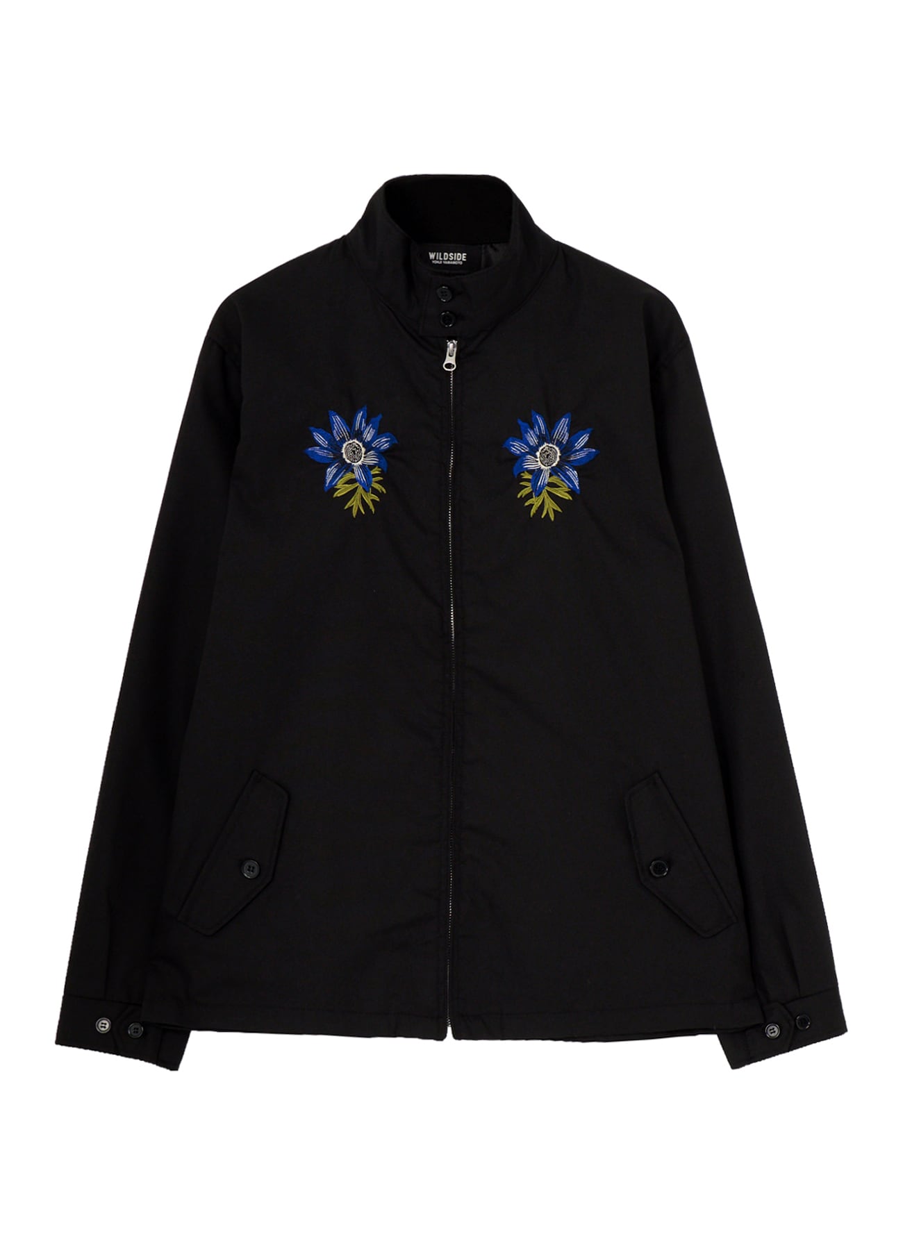 【6/6 12:00 release】T/C Flower Embroidery Swingtop(ANEMONE BLUE)_1