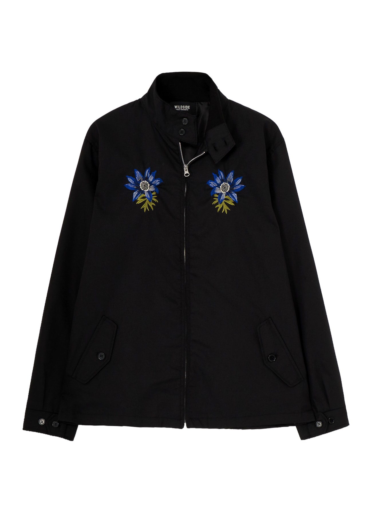 【6/6 12:00 release】T/C Flower Embroidery Swingtop(ANEMONE BLUE)_2