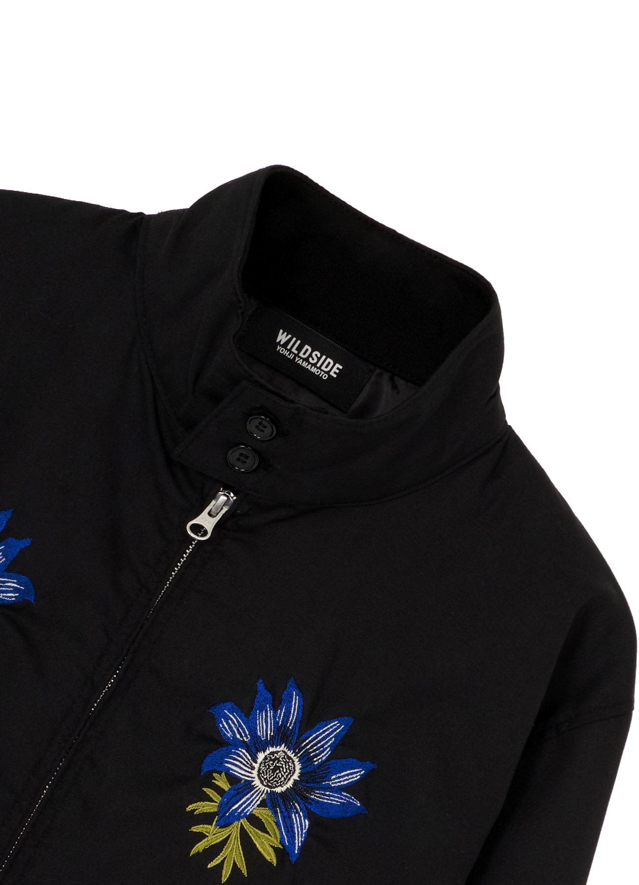 【6/6 12:00 release】T/C Flower Embroidery Swingtop(ANEMONE BLUE)_4