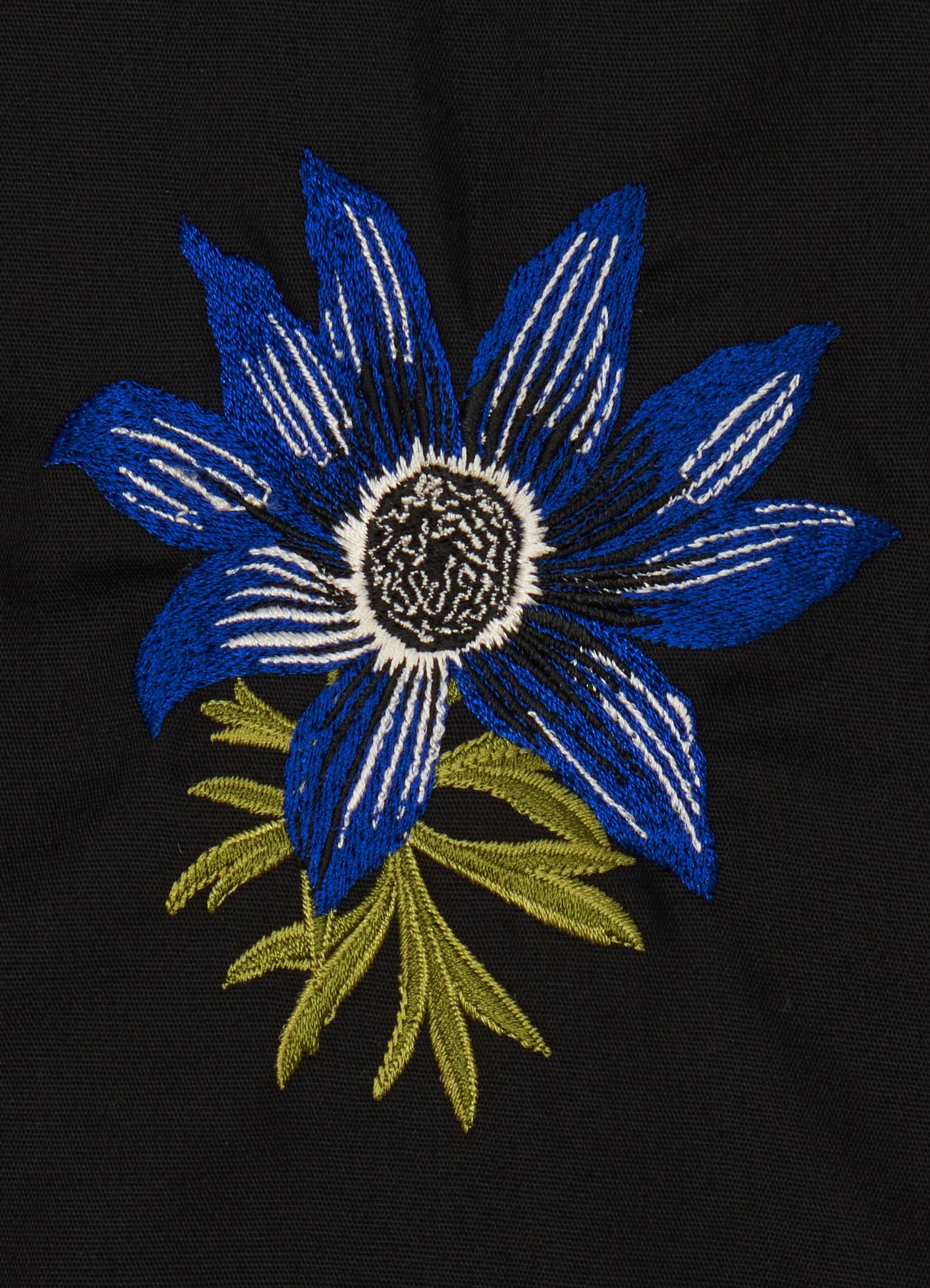 【6/6 12:00 release】T/C Flower Embroidery Swingtop(ANEMONE BLUE)_7
