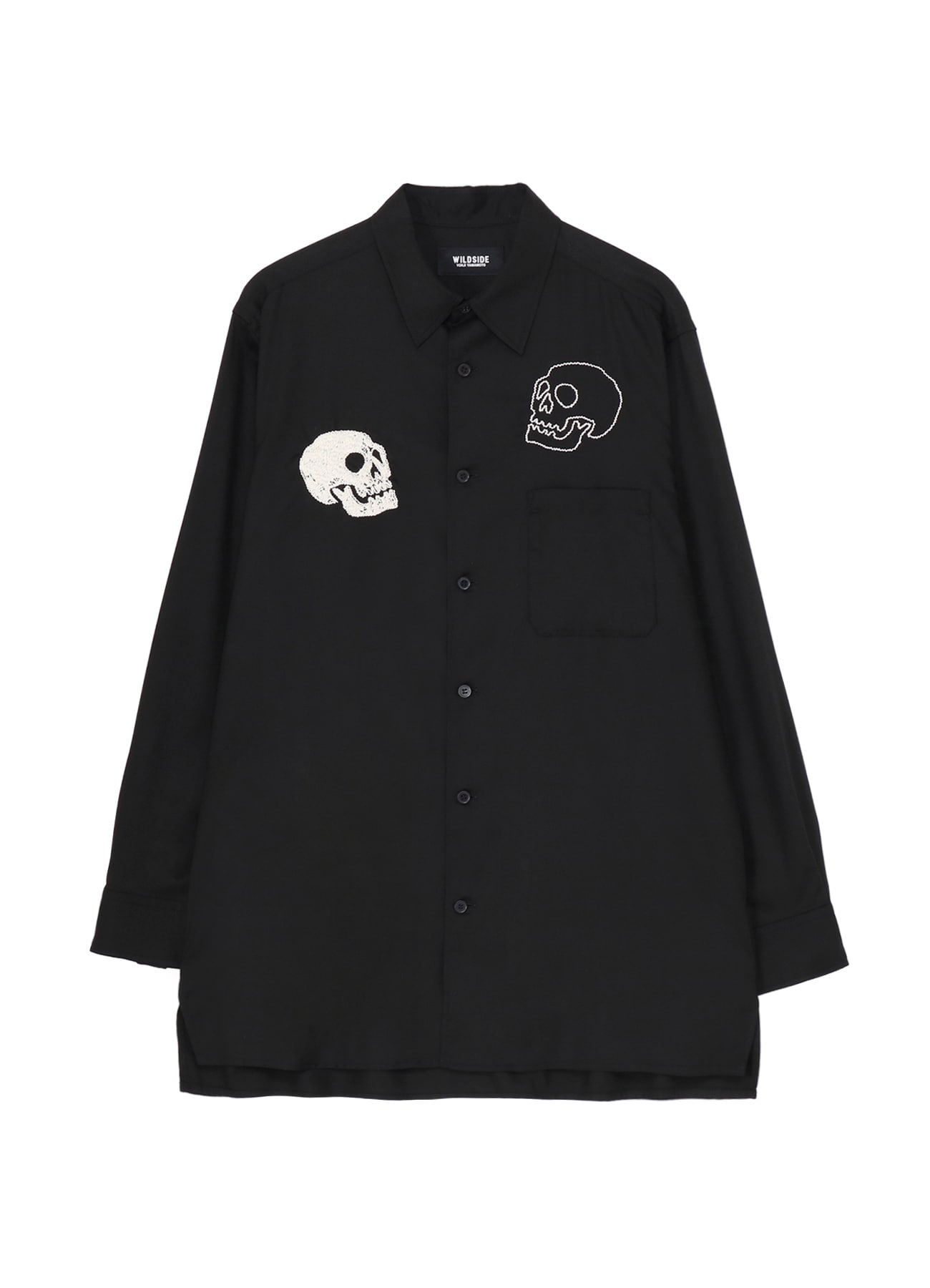 【11/19 12:00 release】T/R Twill Skull Embroidered Shirt