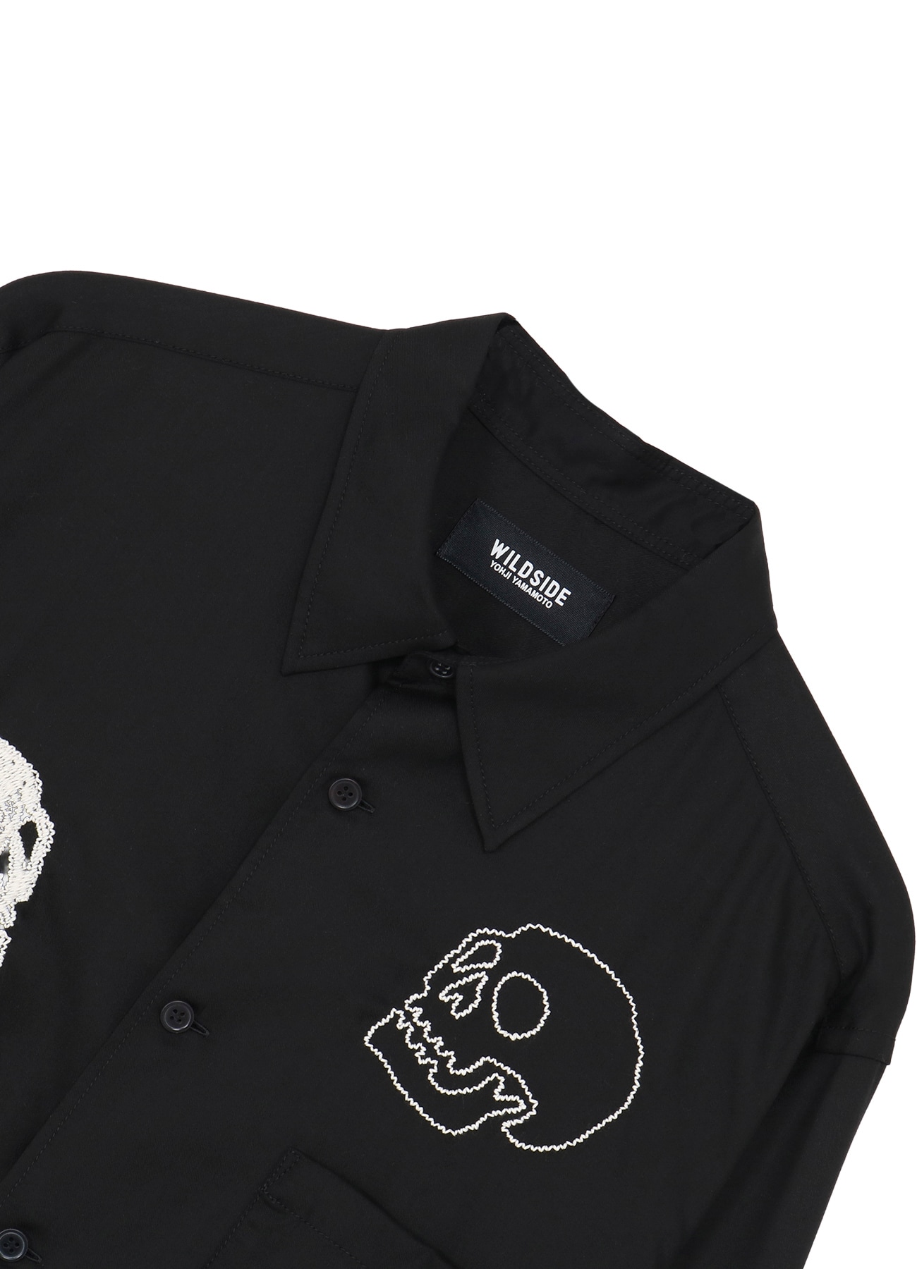 T/R Twill Skull Embroidered Shirt_3