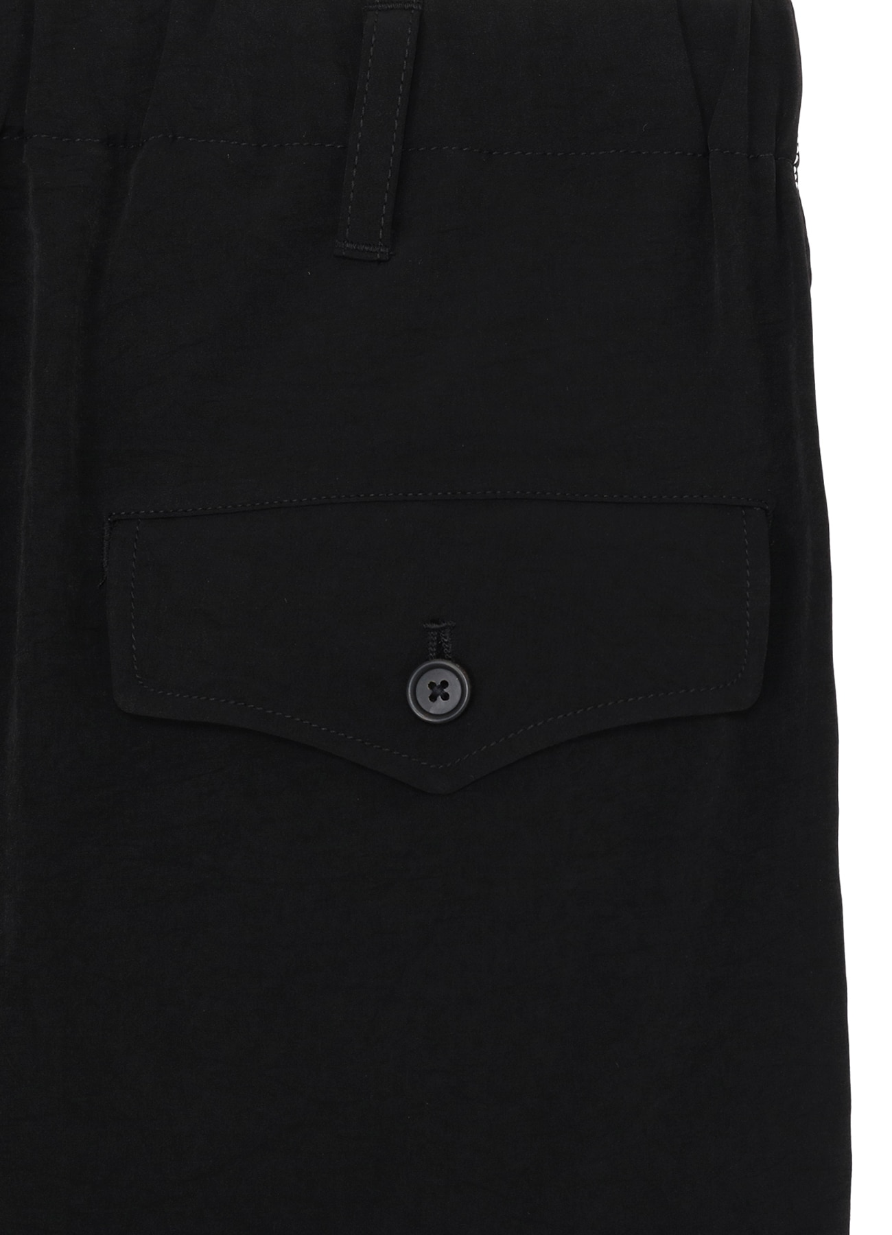 ヨウコページ CREPE de CHINE SIDE CLOTH ELASTIC PANTS(XS Blue): Y's｜THE