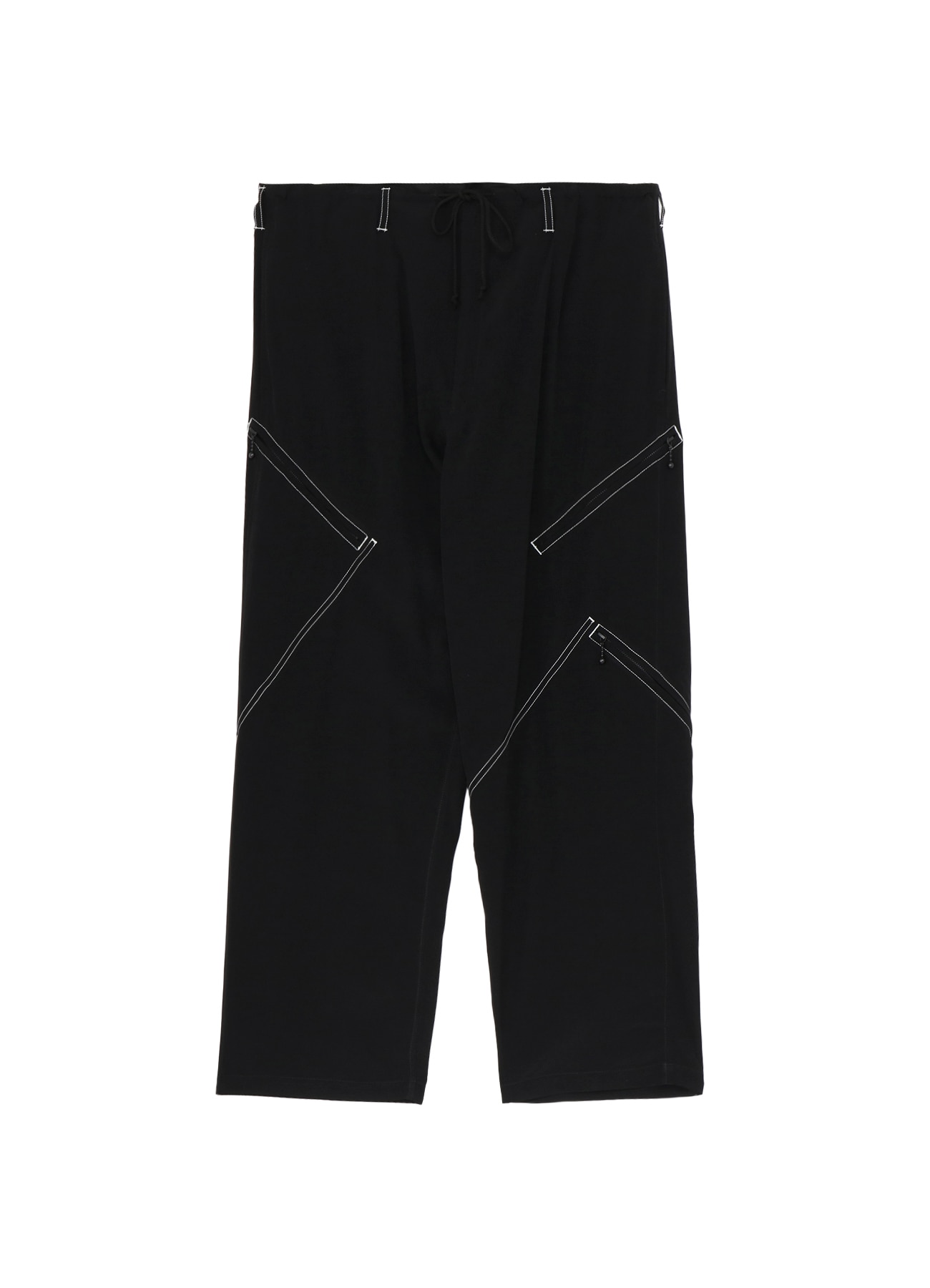 Ta/Pe Crepe de Chine Zipper Pants